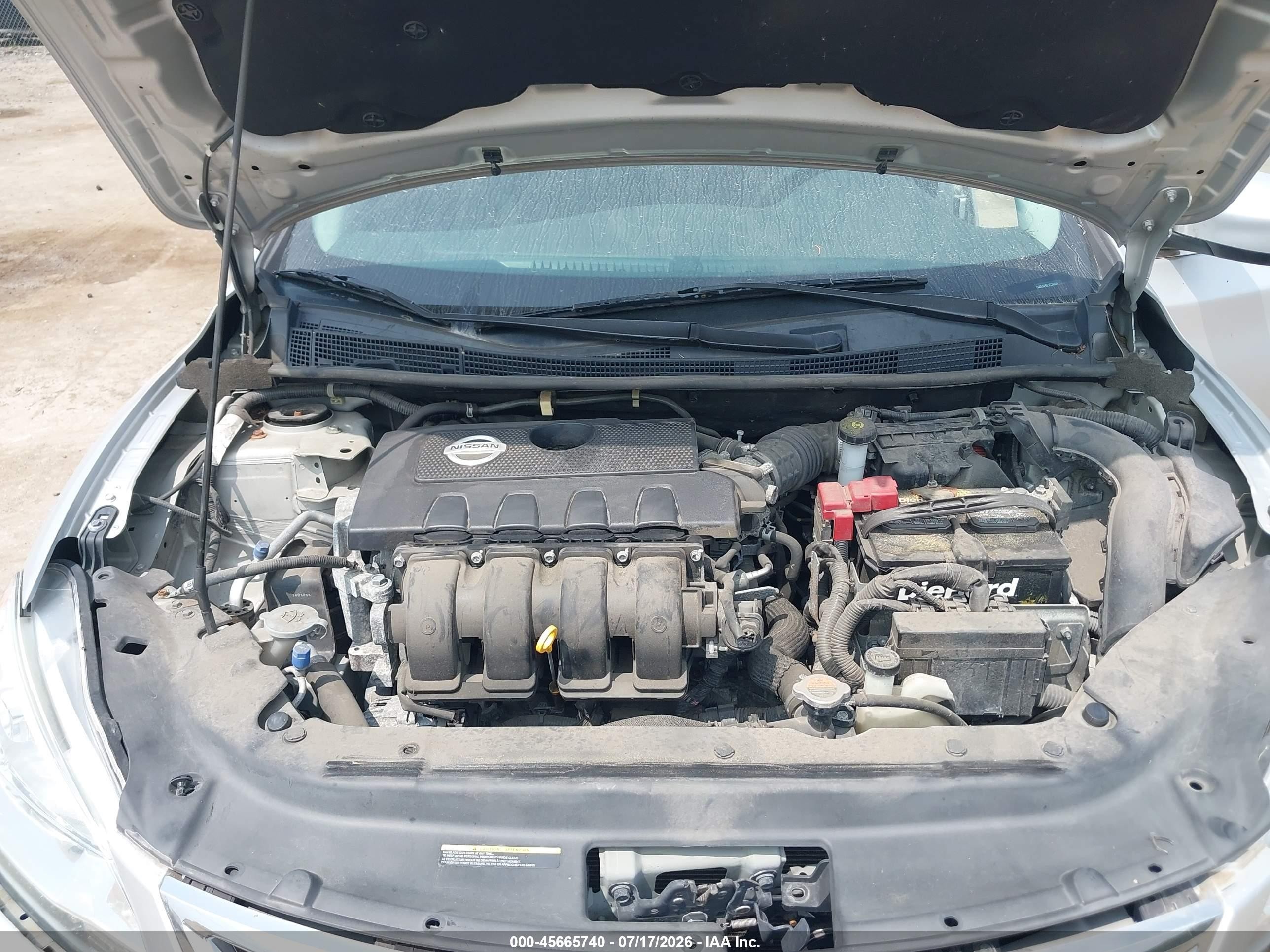 2014 Nissan Sentra Sr Silver vin: 3N1AB7AP6EY234694