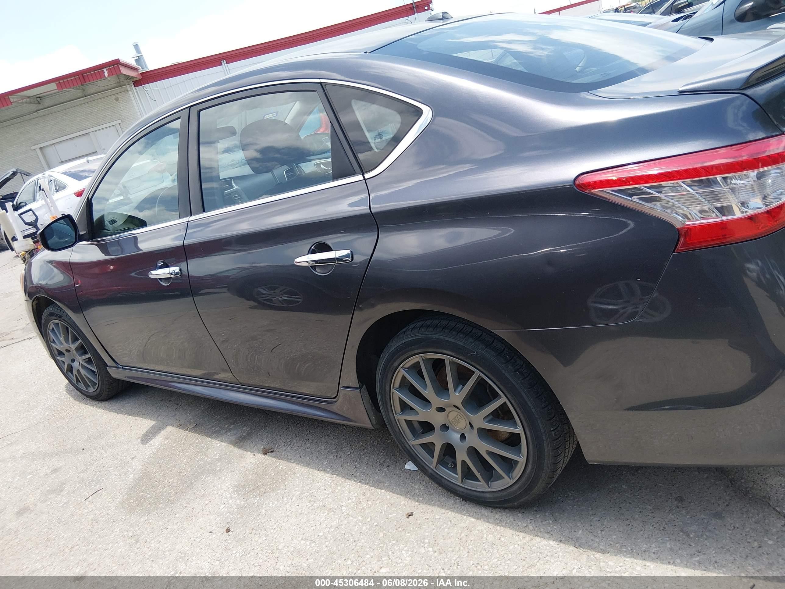 2014 Nissan Sentra Sr Серый vin: 3N1AB7AP6EY249891