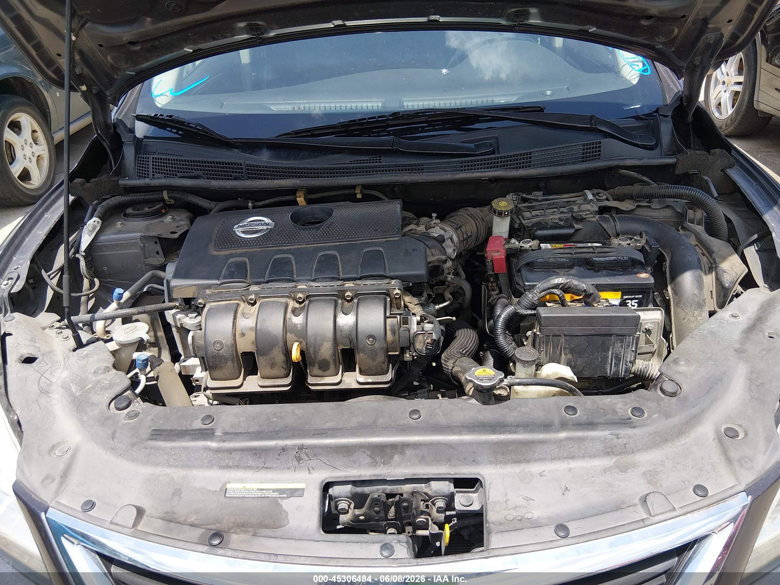 2014 Nissan Sentra Sr Серый vin: 3N1AB7AP6EY249891
