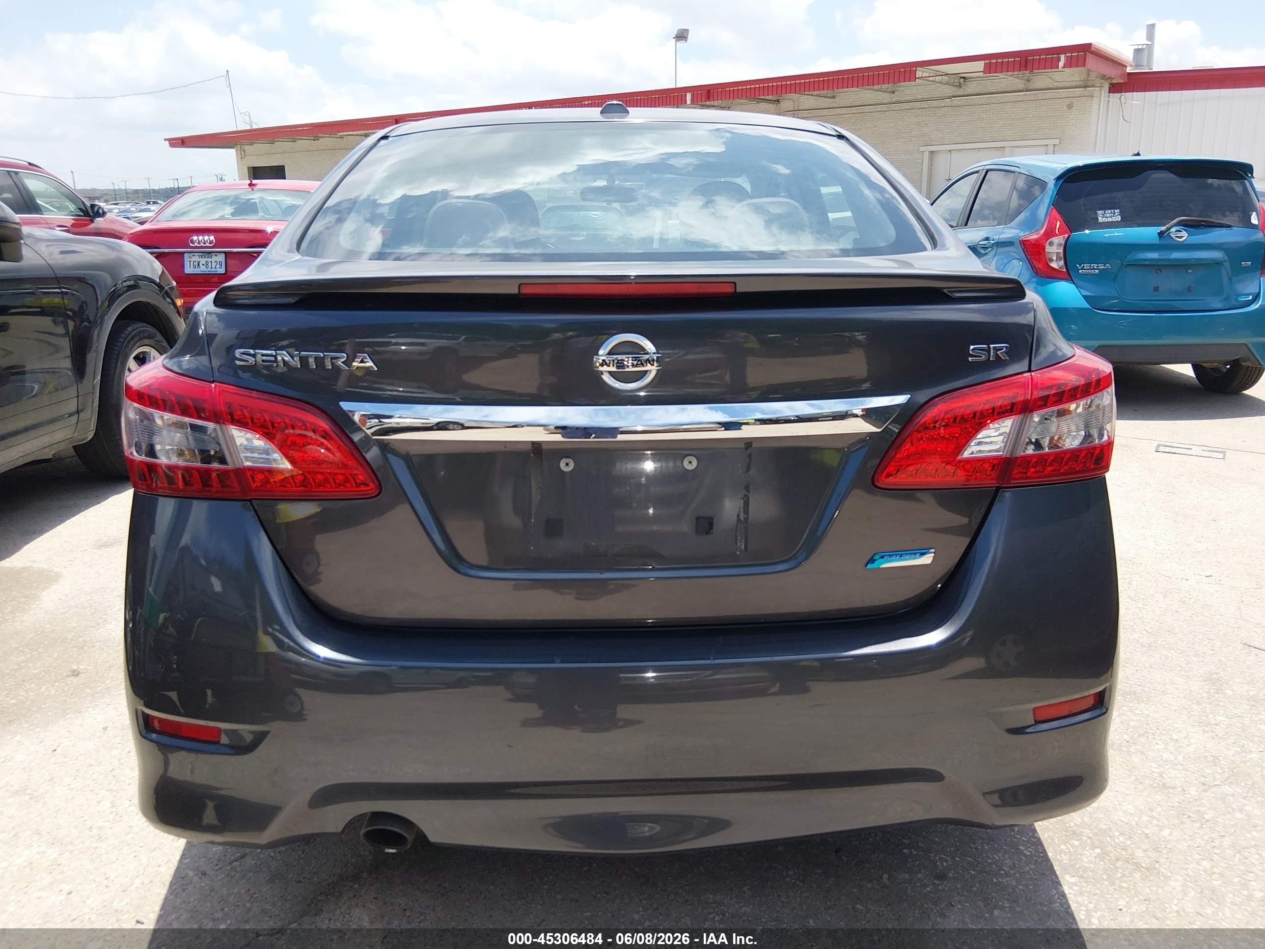 2014 Nissan Sentra Sr Серый vin: 3N1AB7AP6EY249891