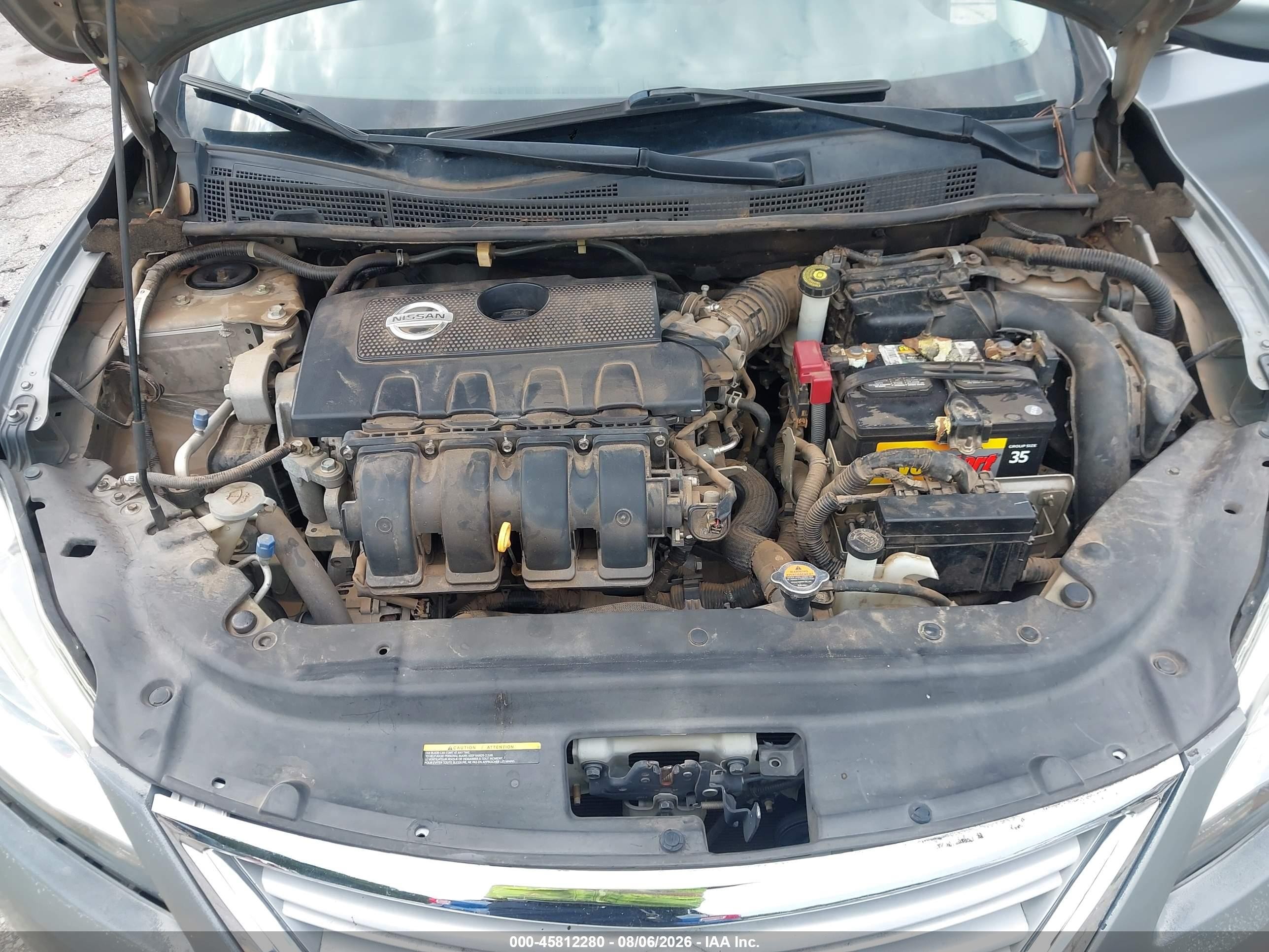 2014 Nissan Sentra S Серебряный vin: 3N1AB7AP6EY253214
