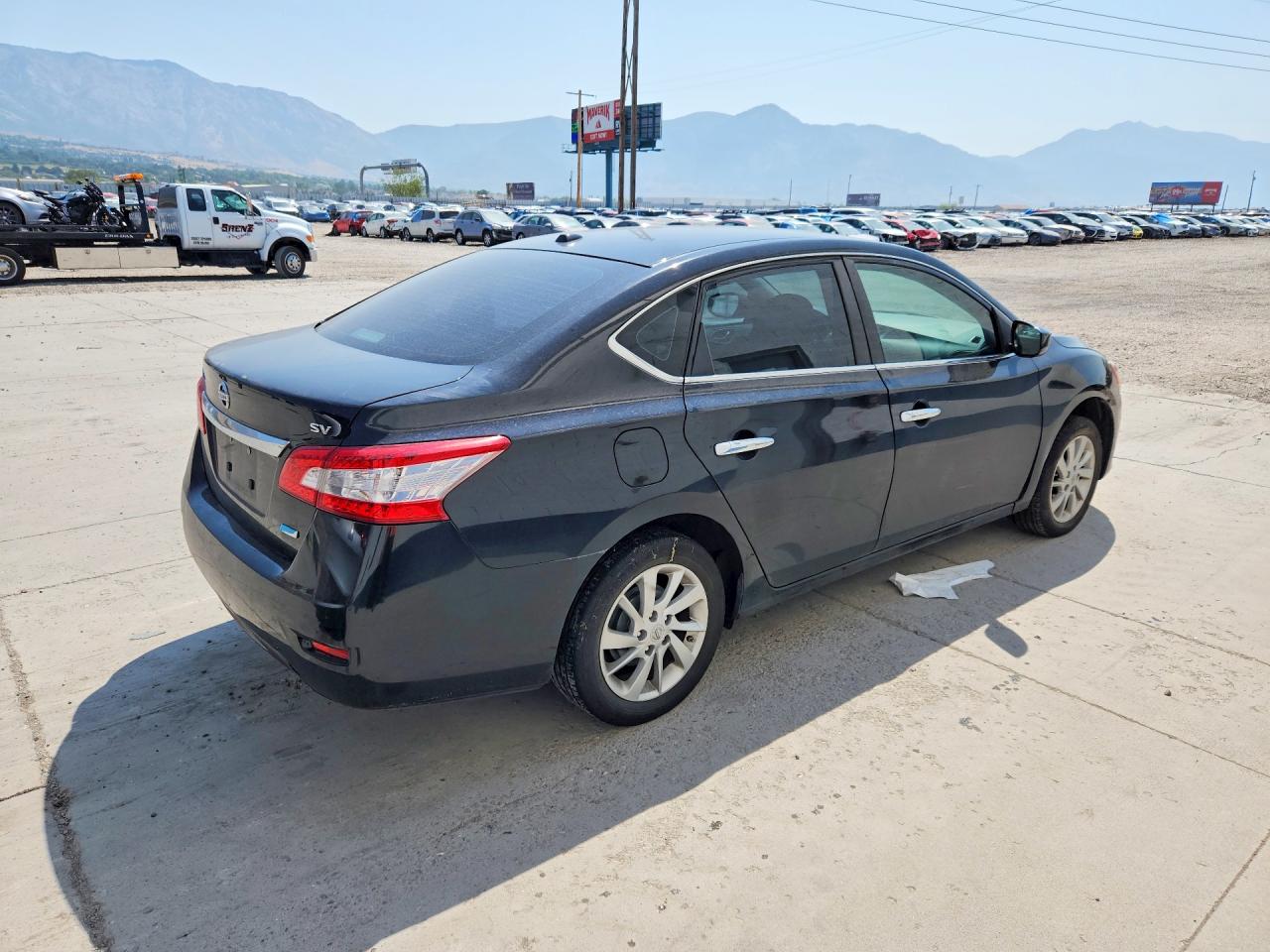 2014 Nissan Sentra Sv Черный vin: 3N1AB7AP6EY254007