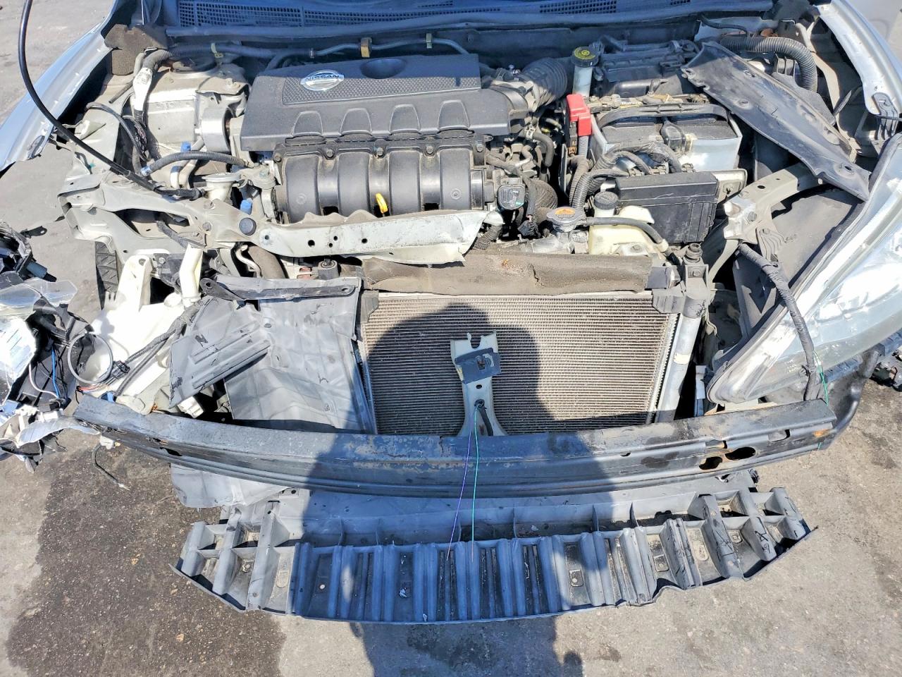 2014 Nissan Sentra Sr Silver vin: 3N1AB7AP6EY257084