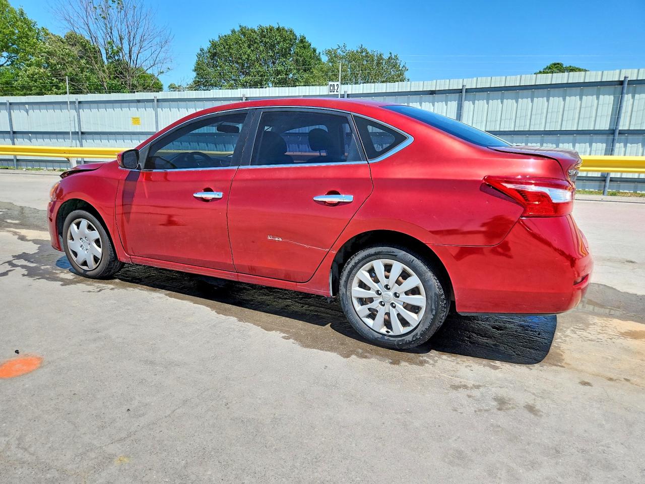 2014 Nissan Sentra Sv Red vin: 3N1AB7AP6EY267503