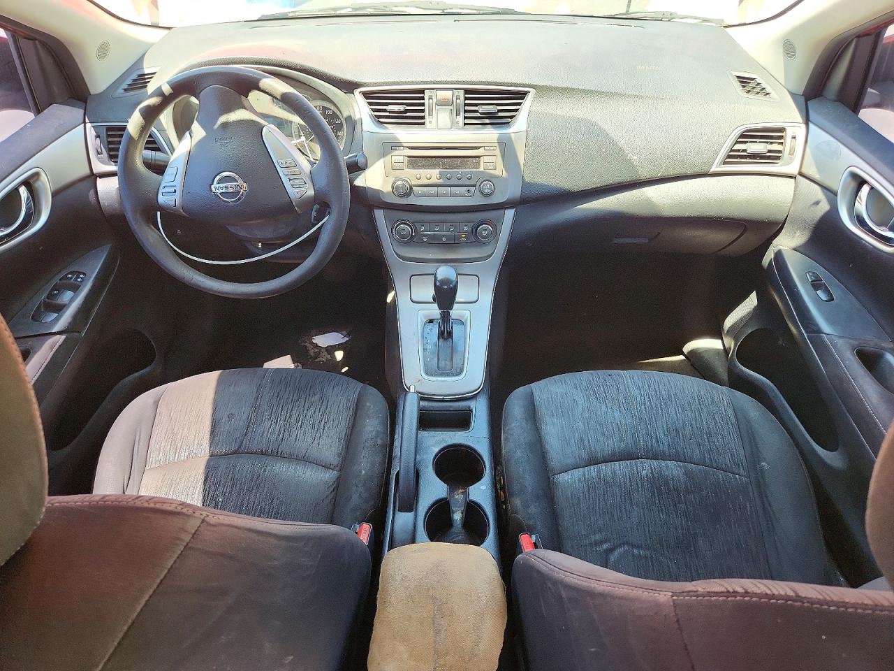 2014 Nissan Sentra Sv Red vin: 3N1AB7AP6EY267503
