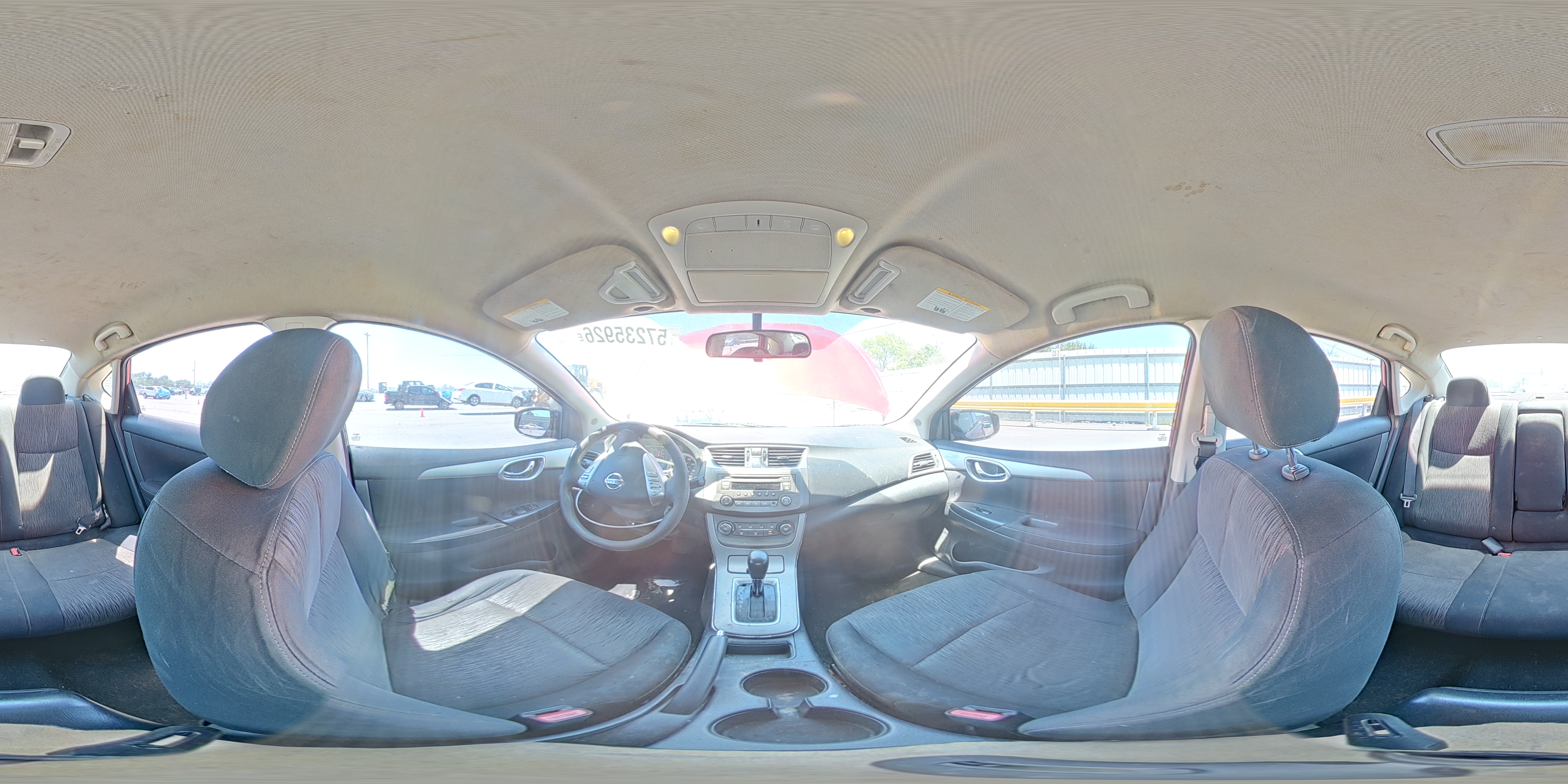 2014 Nissan Sentra Sv Red vin: 3N1AB7AP6EY267503