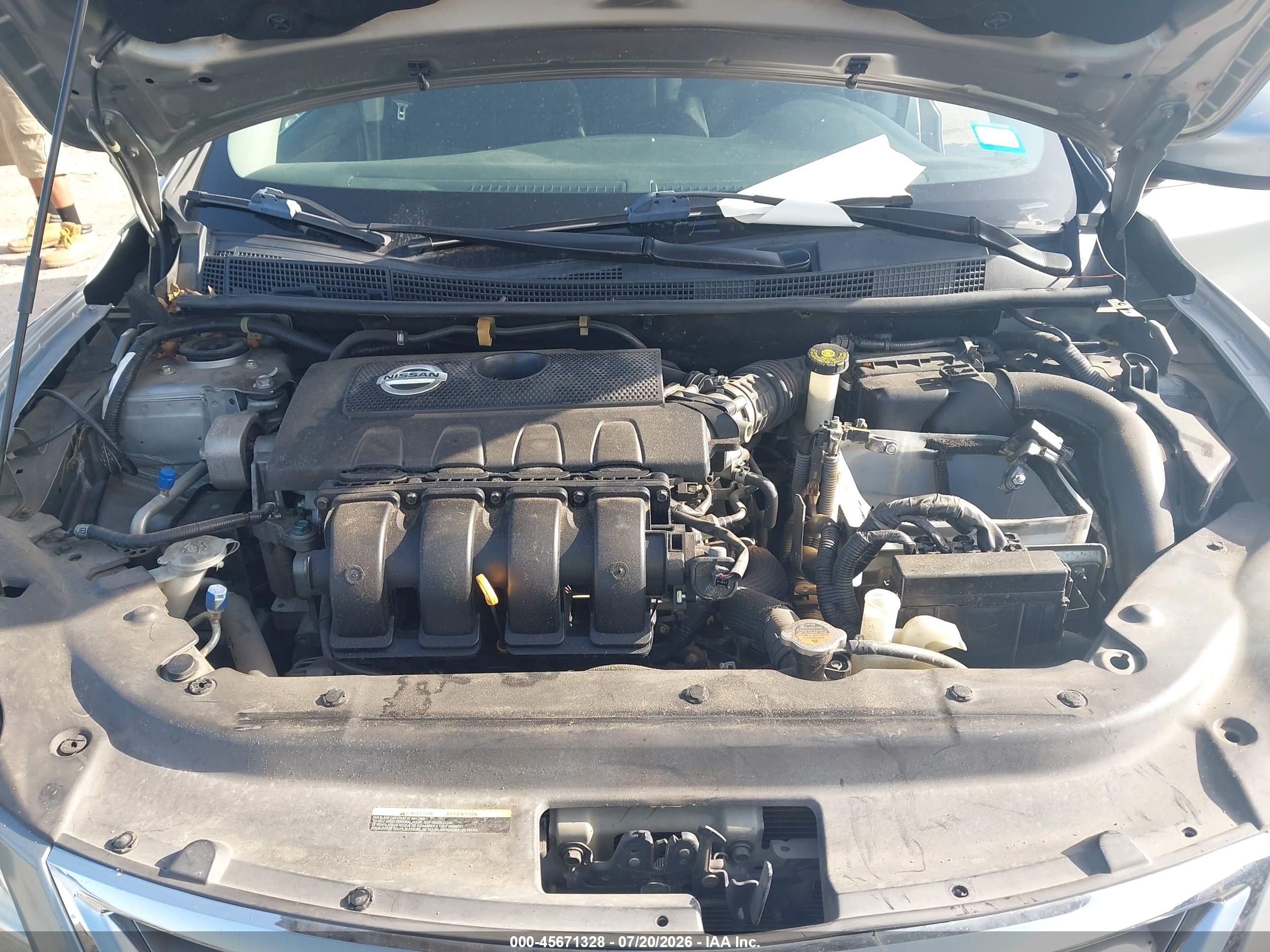 2014 Nissan Sentra S Gray vin: 3N1AB7AP6EY269865