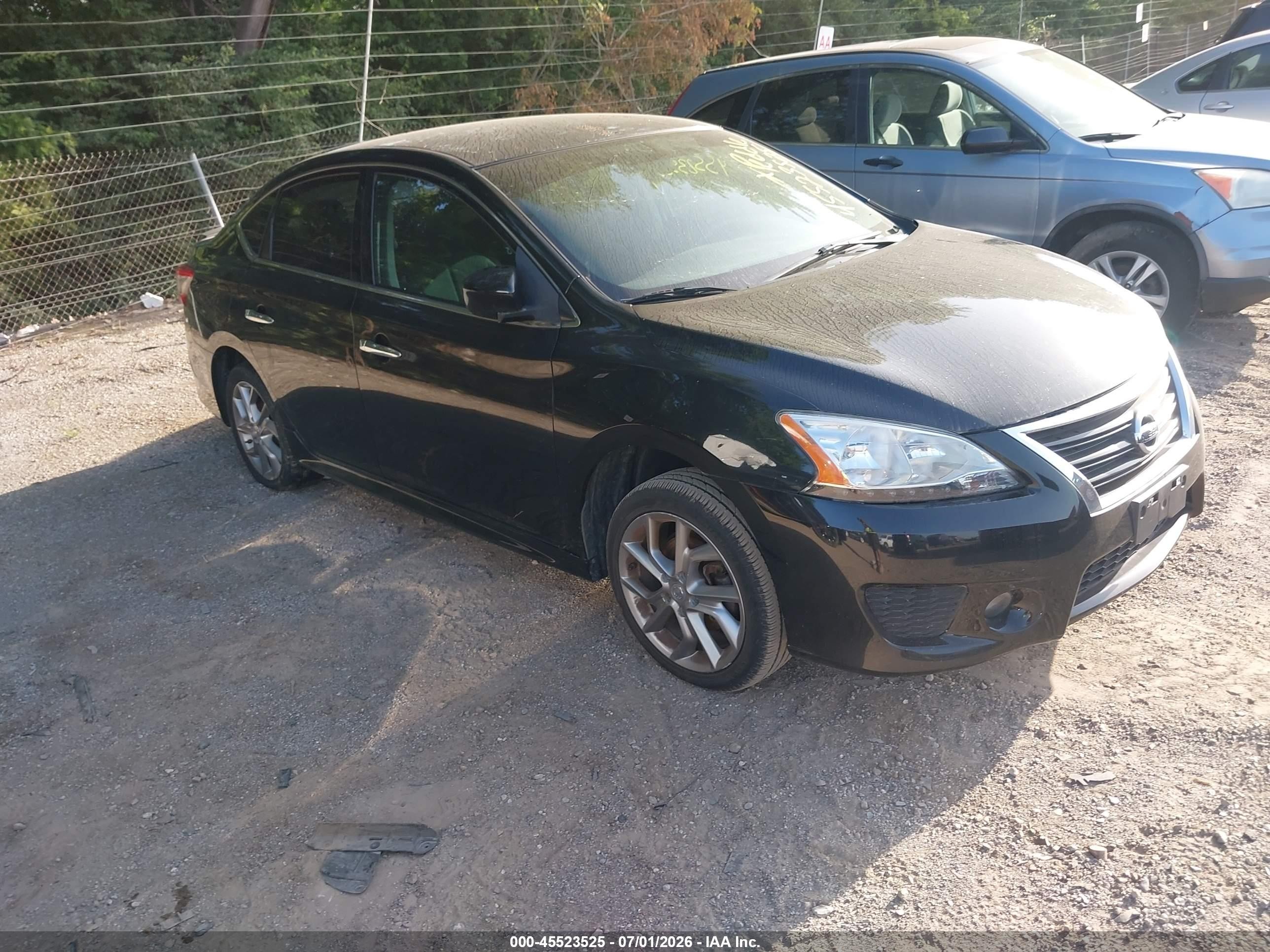 2014 Nissan Sentra Sr Black vin: 3N1AB7AP6EY271082
