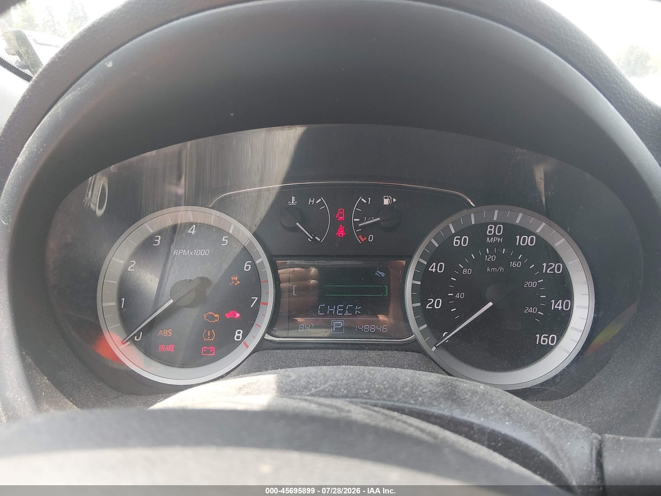 2014 Nissan Sentra Fe+ S/fe+ Sv/s/sl/sr/sv Silver vin: 3N1AB7AP6EY272653