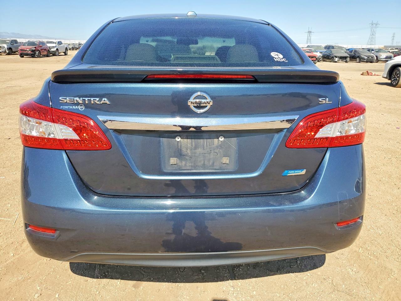 2014 Nissan Sentra Sl Blue vin: 3N1AB7AP6EY280901