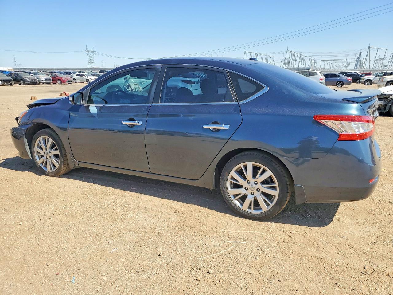 2014 Nissan Sentra Sl Blue vin: 3N1AB7AP6EY280901