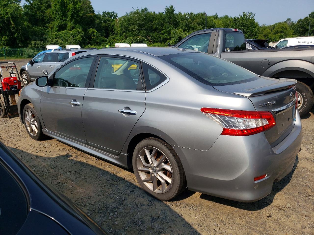 2014 Nissan Sentra Sr Gray vin: 3N1AB7AP6EY282583