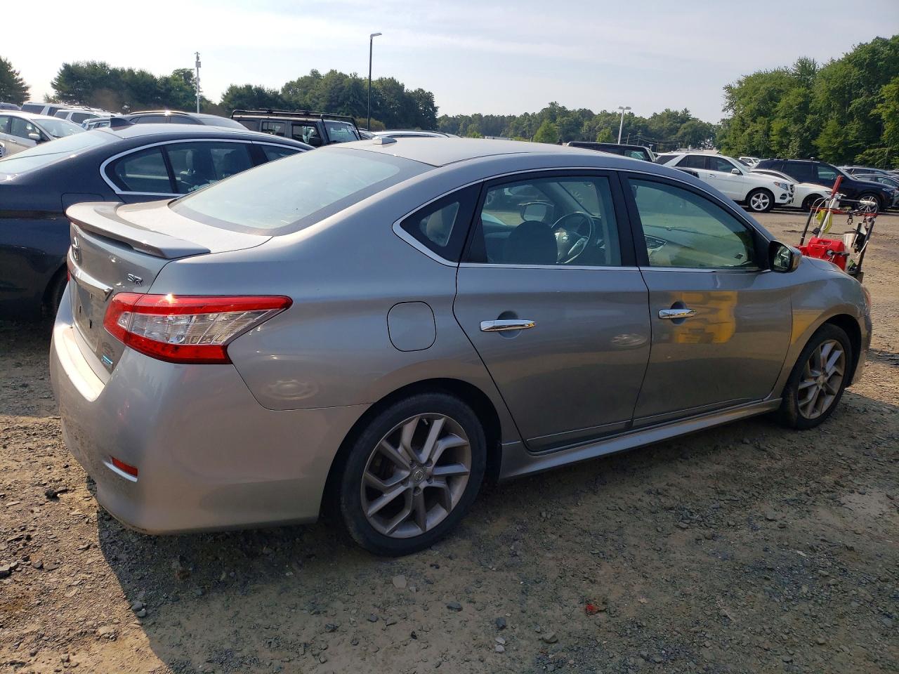 2014 Nissan Sentra Sr Gray vin: 3N1AB7AP6EY282583