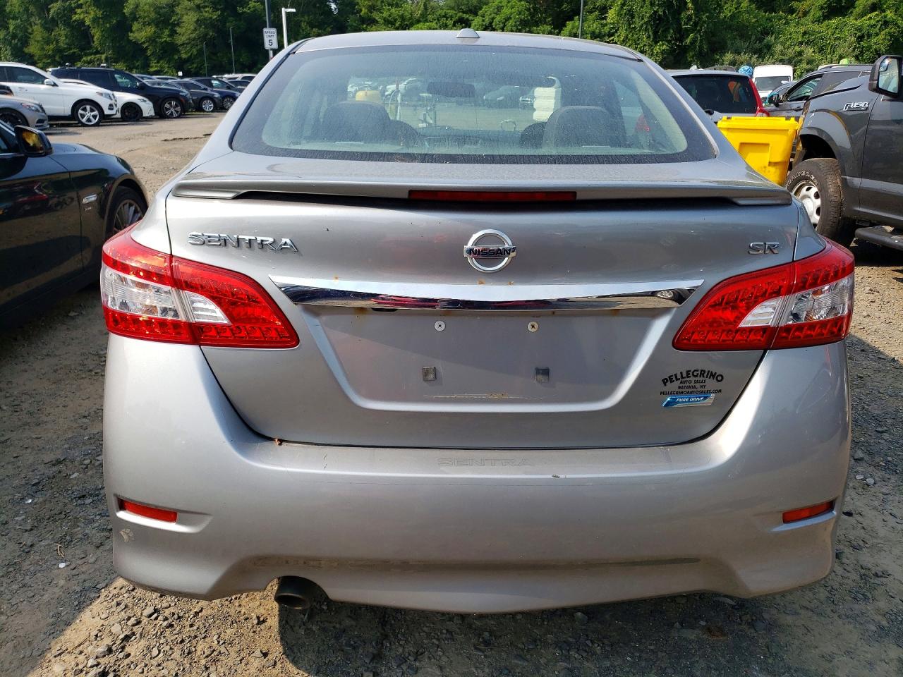 2014 Nissan Sentra Sr Gray vin: 3N1AB7AP6EY282583