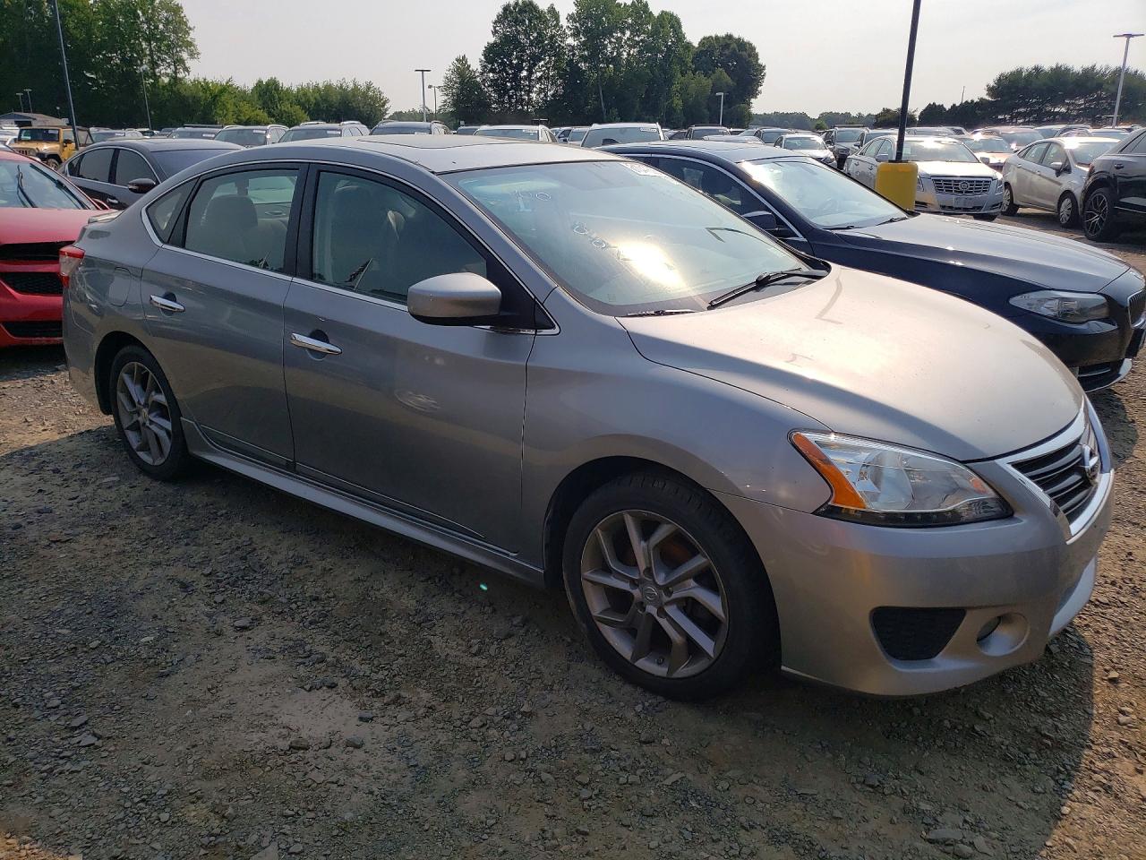 2014 Nissan Sentra Sr Gray vin: 3N1AB7AP6EY282583