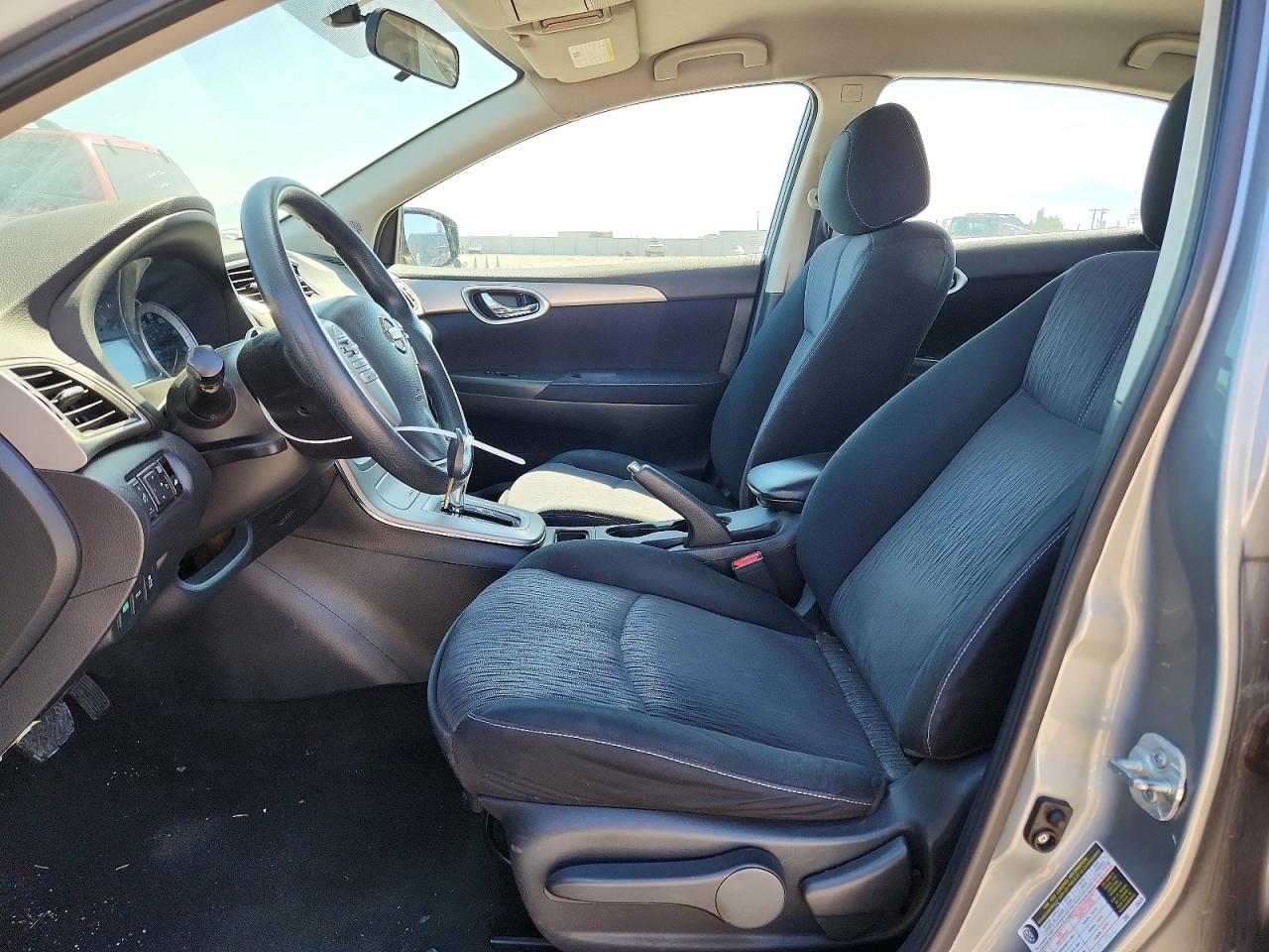 2014 Nissan Sentra Sv Silver vin: 3N1AB7AP6EY282745