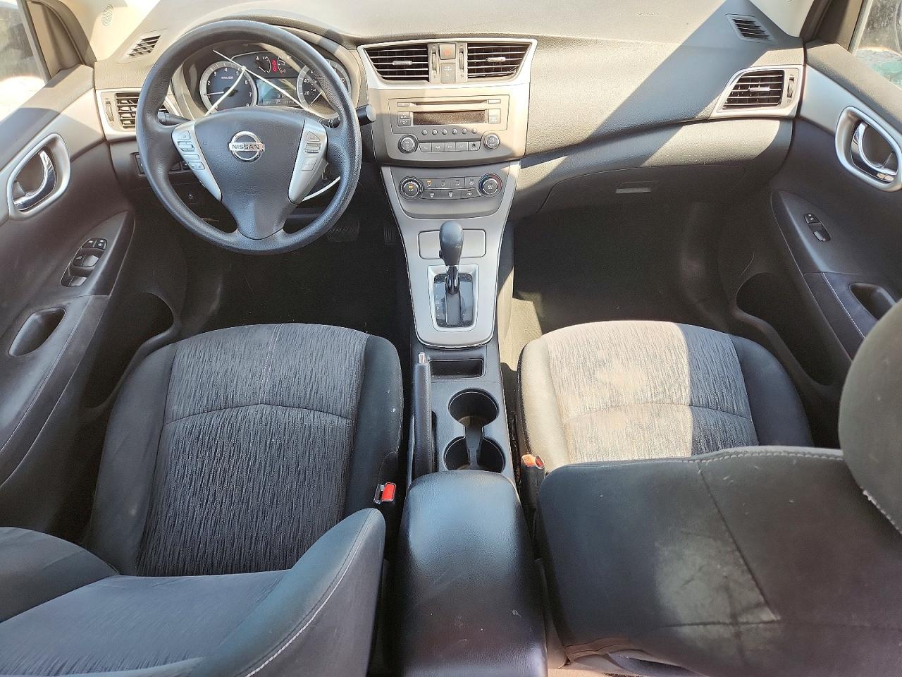2014 Nissan Sentra Sv Silver vin: 3N1AB7AP6EY282745