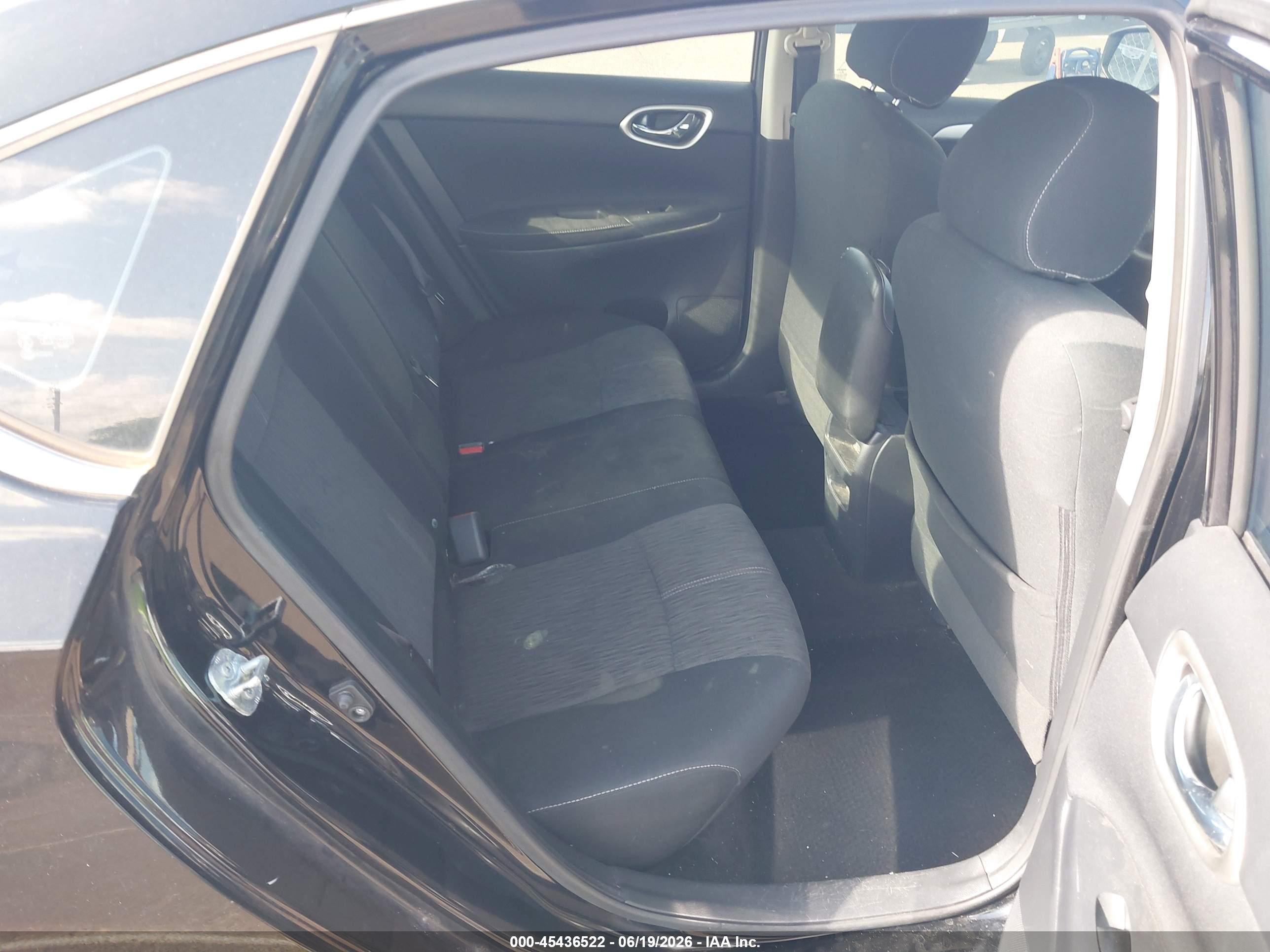 2014 Nissan Sentra Sv Black vin: 3N1AB7AP6EY284852