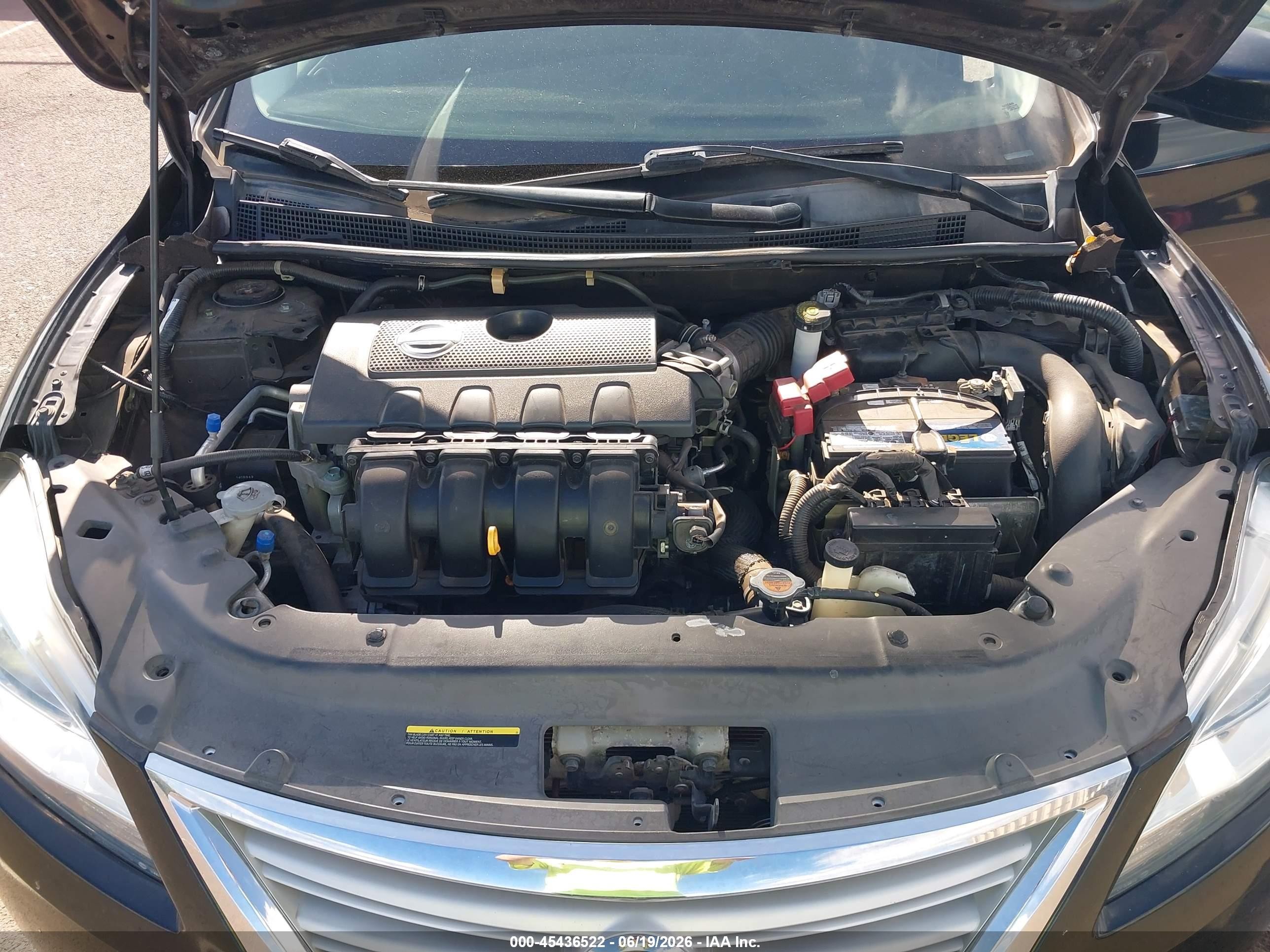 2014 Nissan Sentra Sv Black vin: 3N1AB7AP6EY284852
