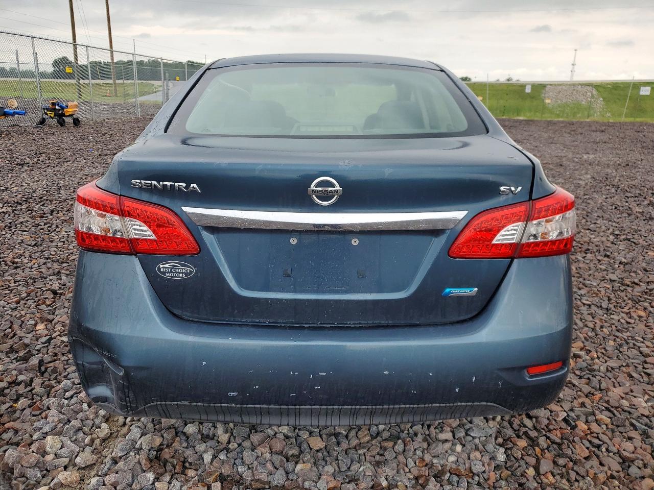 2014 Nissan Sentra Sv Blue vin: 3N1AB7AP6EY292532