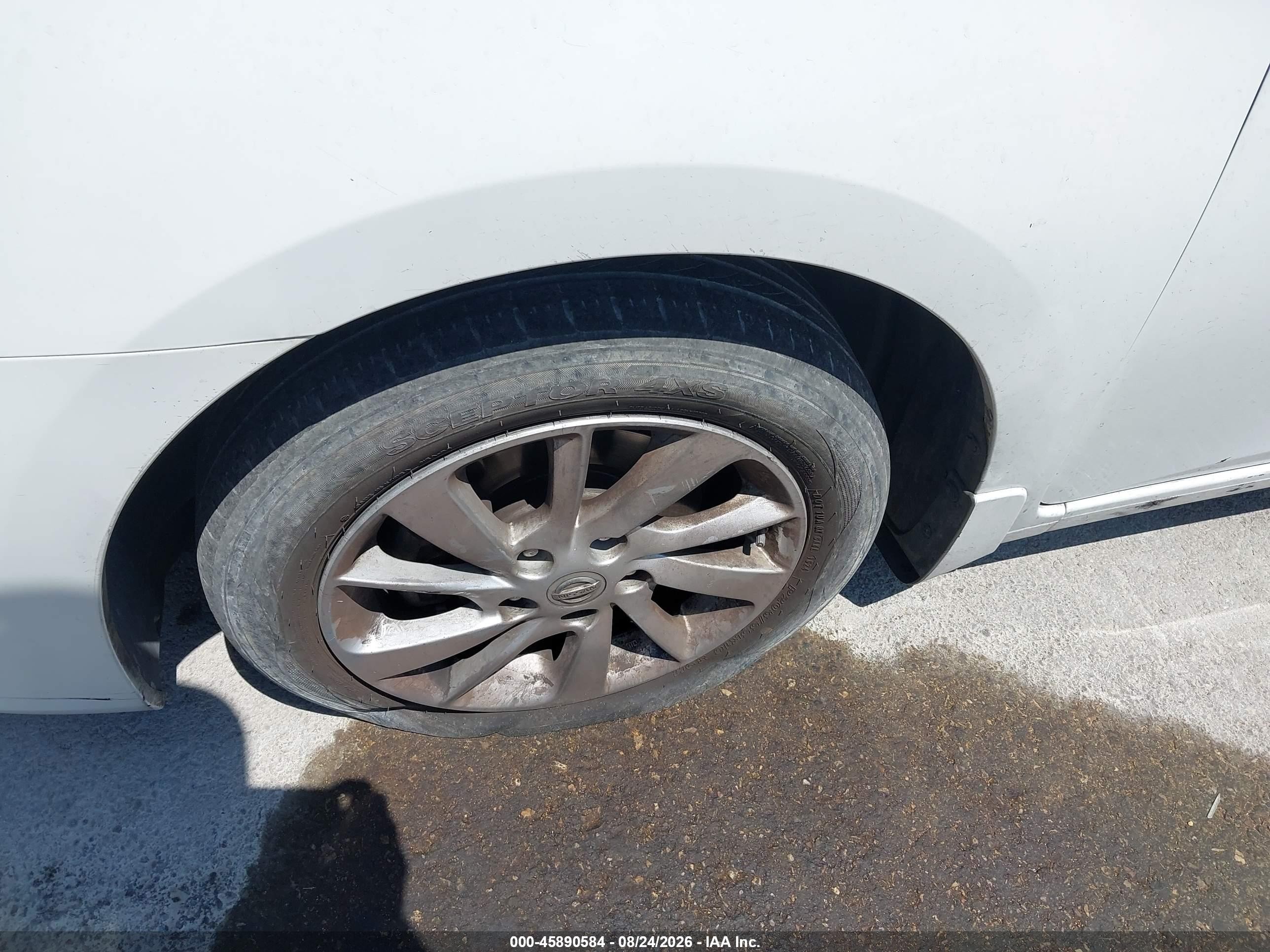 2014 Nissan Sentra Fe+ Sv White vin: 3N1AB7AP6EY293793
