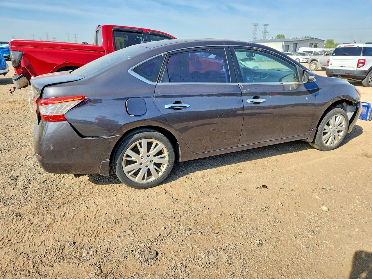 2014 Nissan Sentra Sl Gray vin: 3N1AB7AP6EY295950
