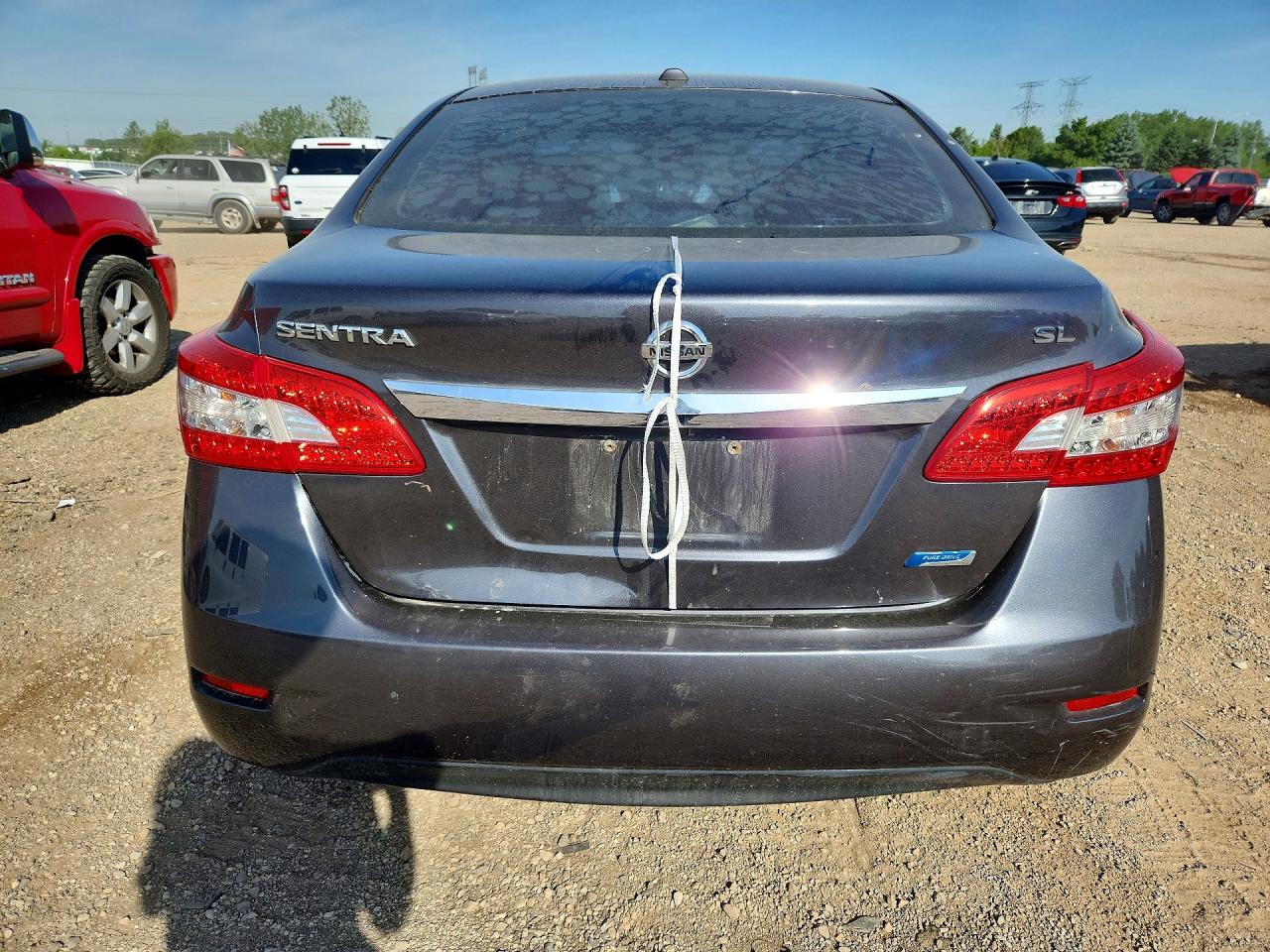 2014 Nissan Sentra Sl Gray vin: 3N1AB7AP6EY295950