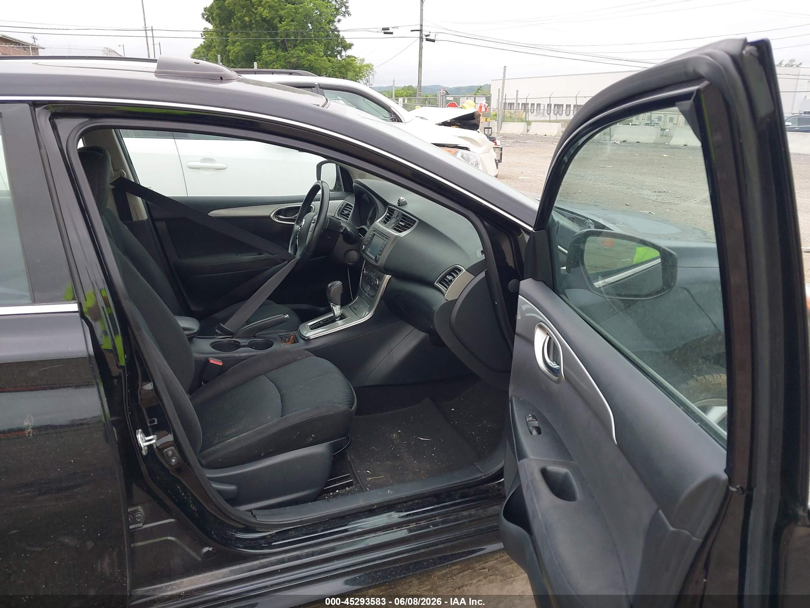 2014 Nissan Sentra Sr Black vin: 3N1AB7AP6EY295978