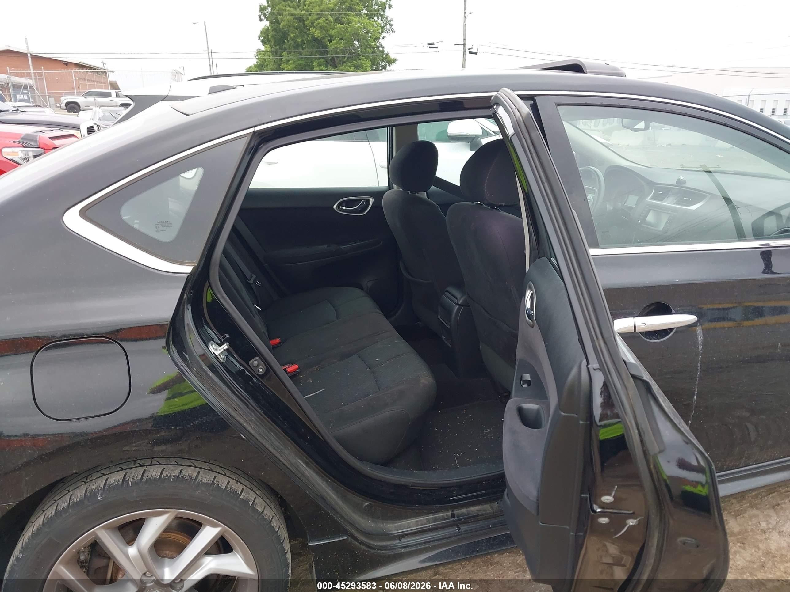 2014 Nissan Sentra Sr Black vin: 3N1AB7AP6EY295978