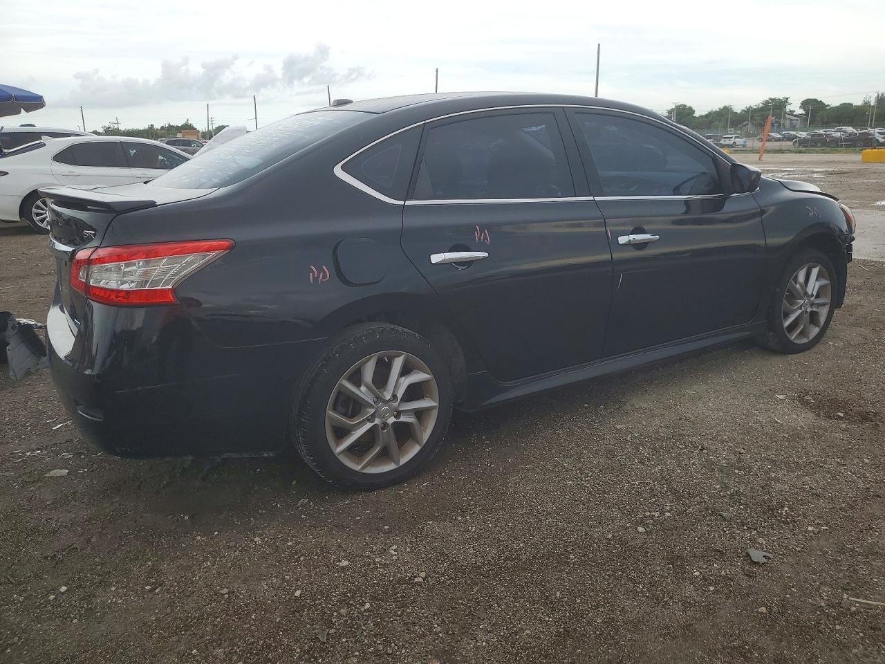 2014 Nissan Sentra Sr Черный vin: 3N1AB7AP6EY301598
