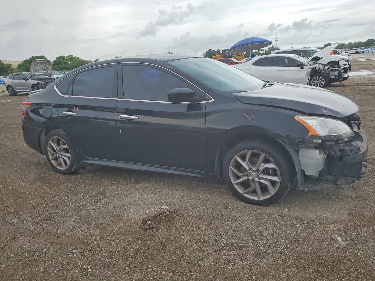 2014 Nissan Sentra Sr Черный vin: 3N1AB7AP6EY301598