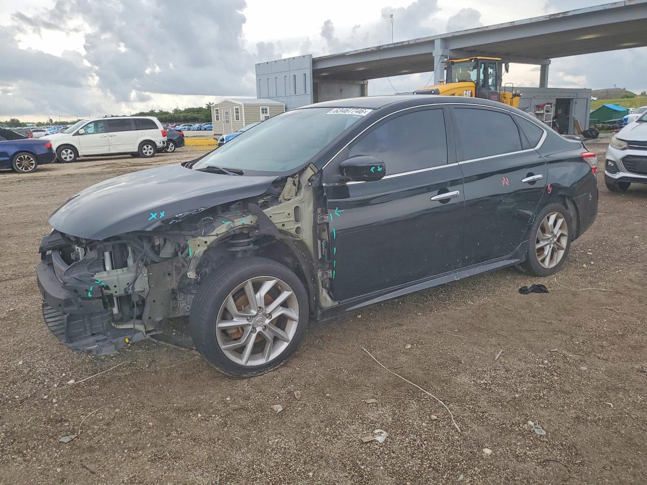 2014 Nissan Sentra Sr Черный vin: 3N1AB7AP6EY301598