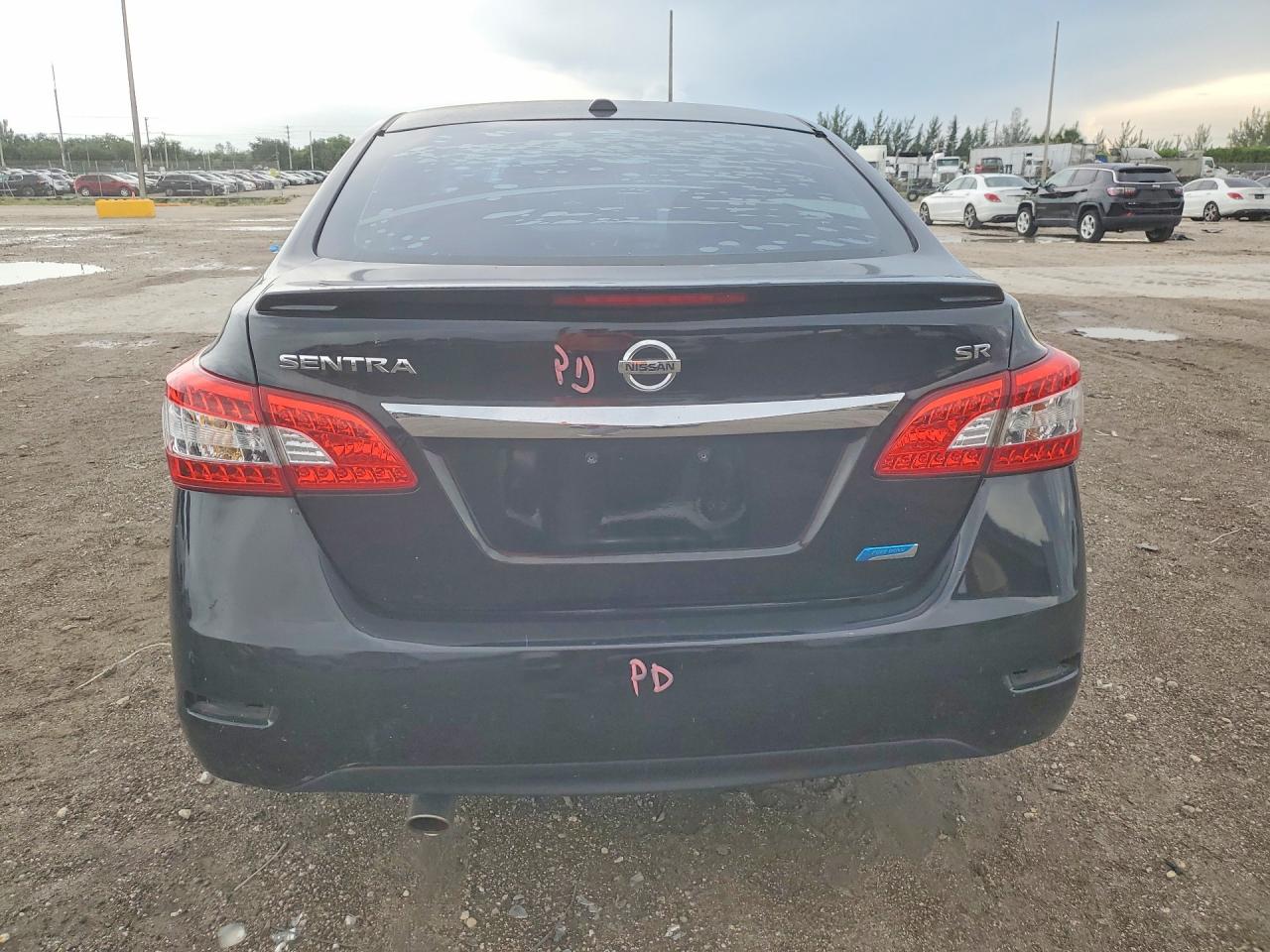 2014 Nissan Sentra Sr Черный vin: 3N1AB7AP6EY301598