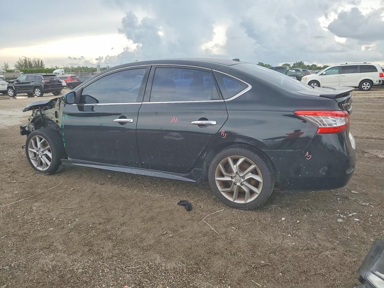 2014 Nissan Sentra Sr Черный vin: 3N1AB7AP6EY301598