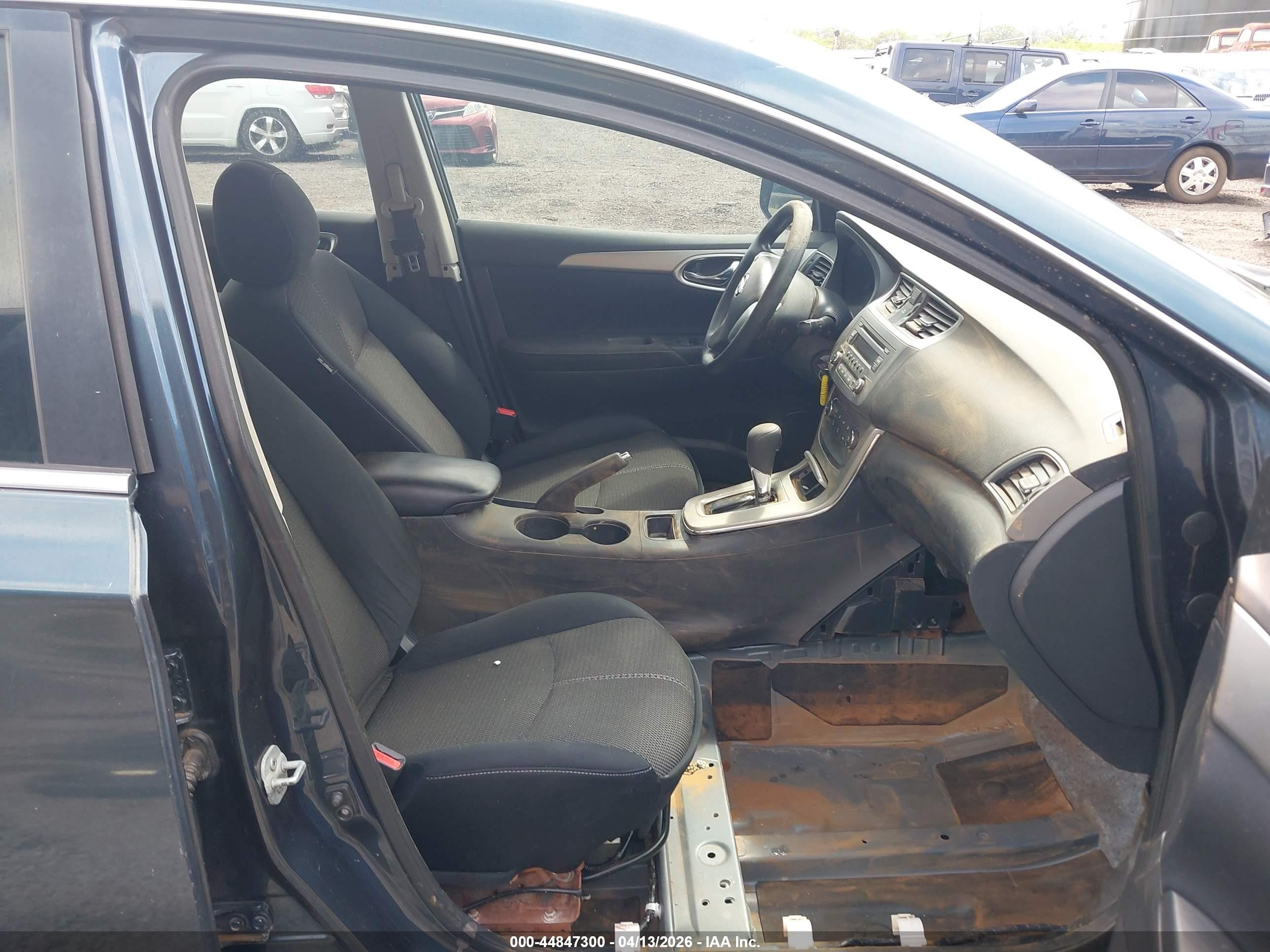 2014 Nissan Sentra S Blue vin: 3N1AB7AP6EY302752