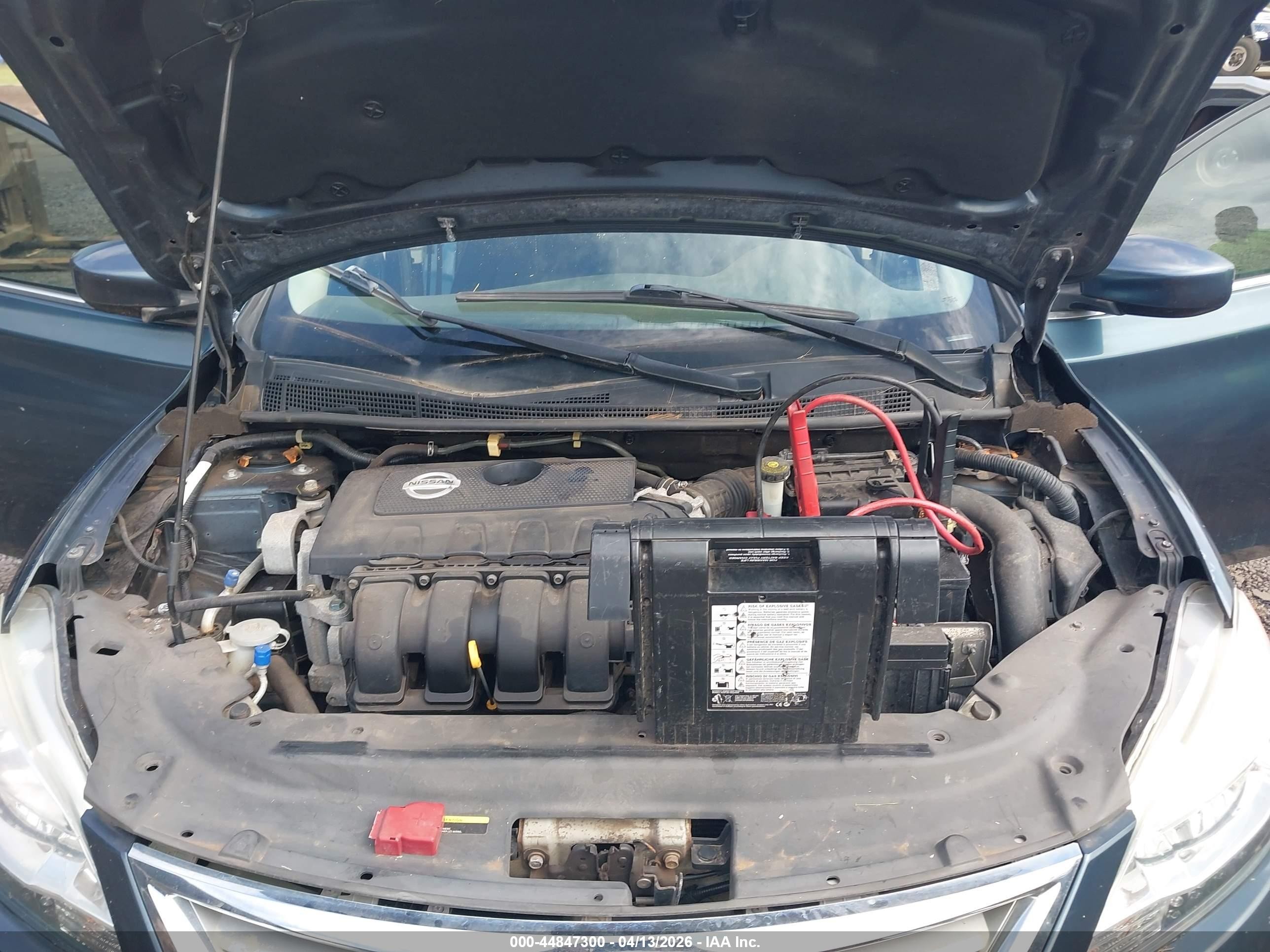 2014 Nissan Sentra S Blue vin: 3N1AB7AP6EY302752