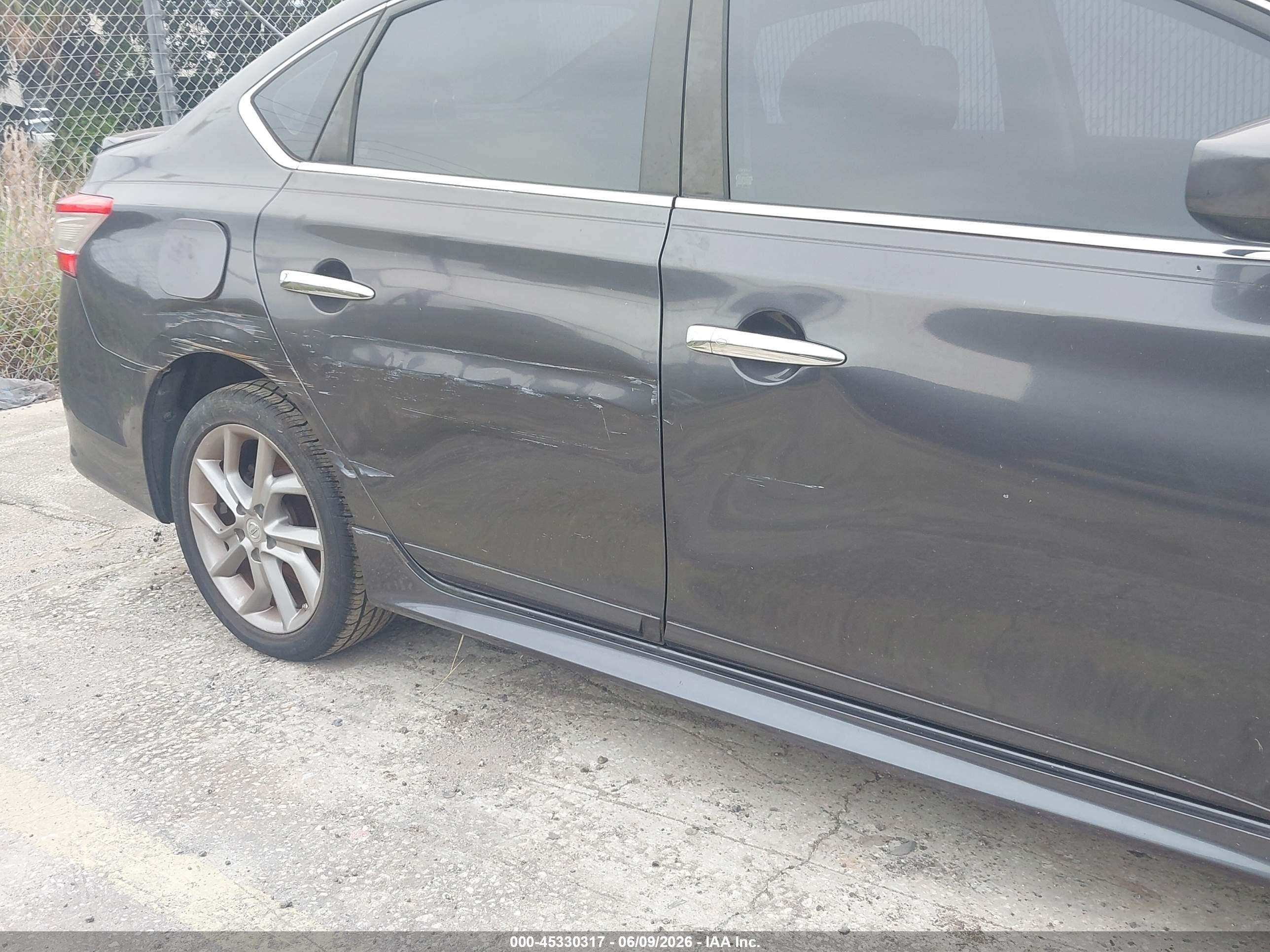 2014 Nissan Sentra Sr Gray vin: 3N1AB7AP6EY308390