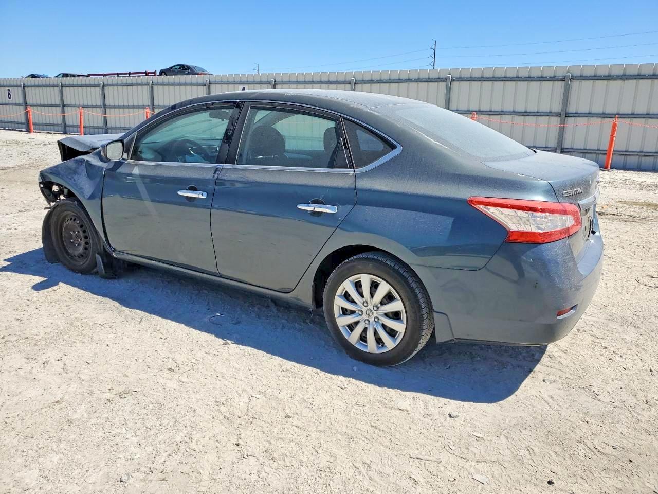 2014 Nissan Sentra Sv Gray vin: 3N1AB7AP6EY310866