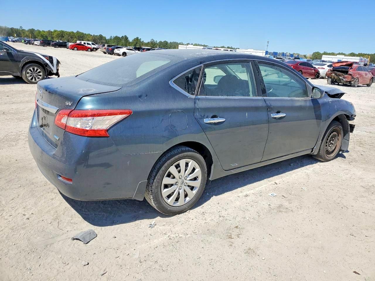 2014 Nissan Sentra Sv Gray vin: 3N1AB7AP6EY310866