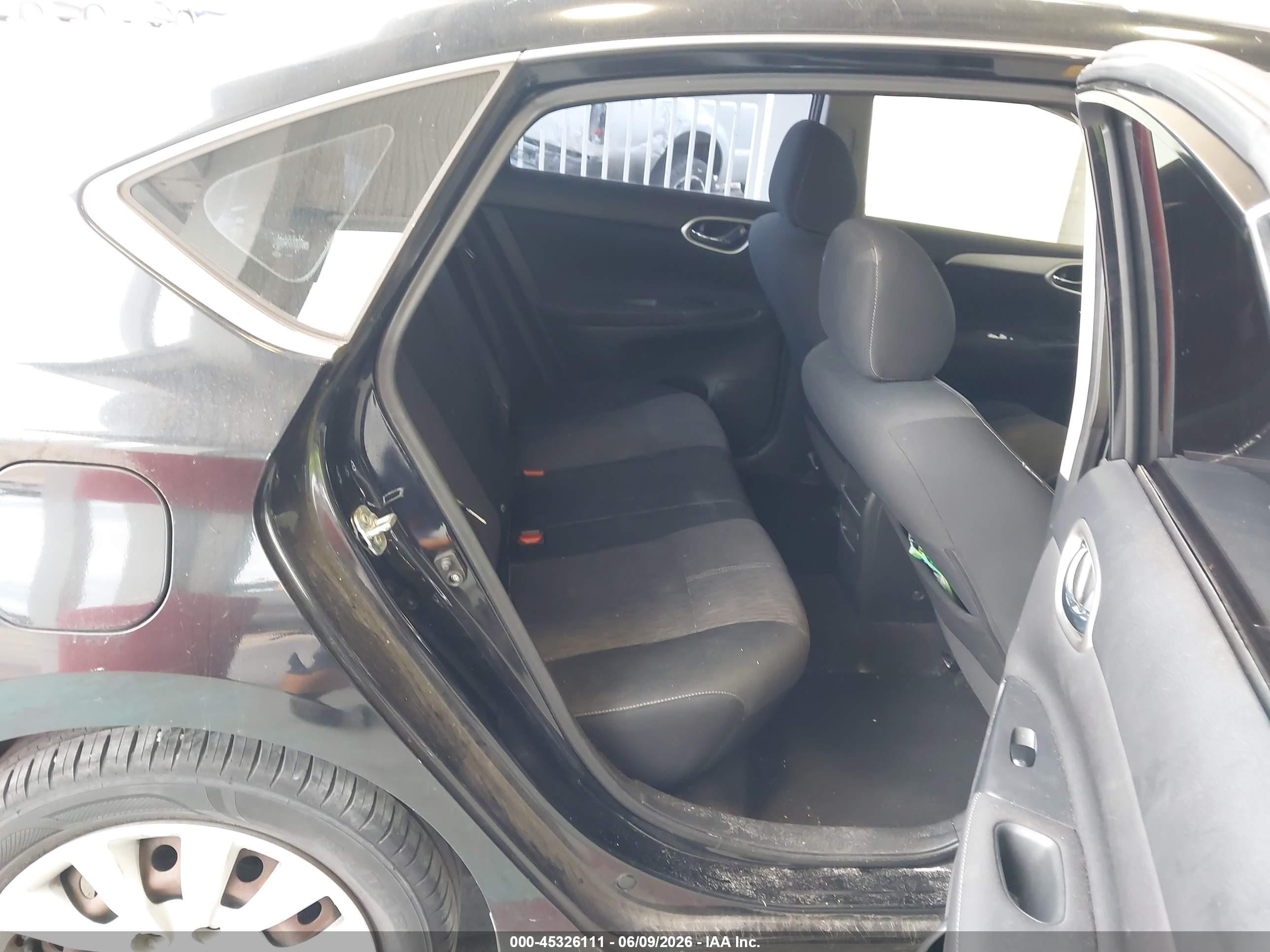 2014 Nissan Sentra Sv Black vin: 3N1AB7AP6EY315369