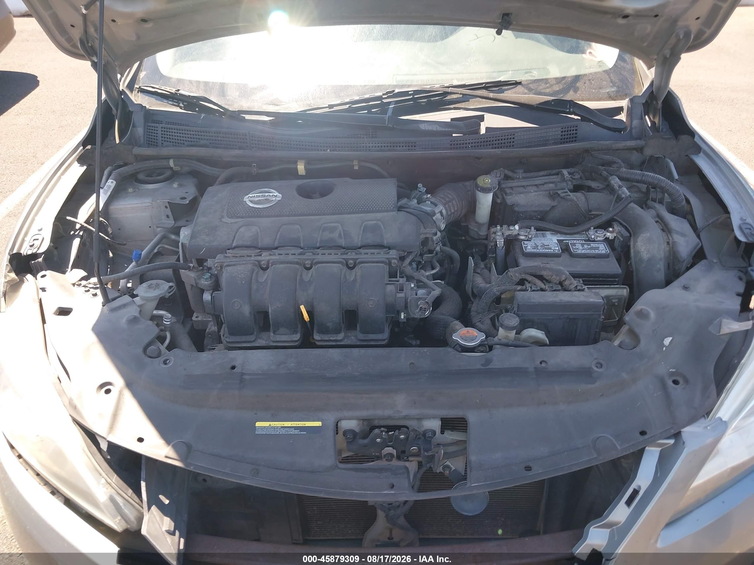 2014 Nissan Sentra Sv Gray vin: 3N1AB7AP6EY316036