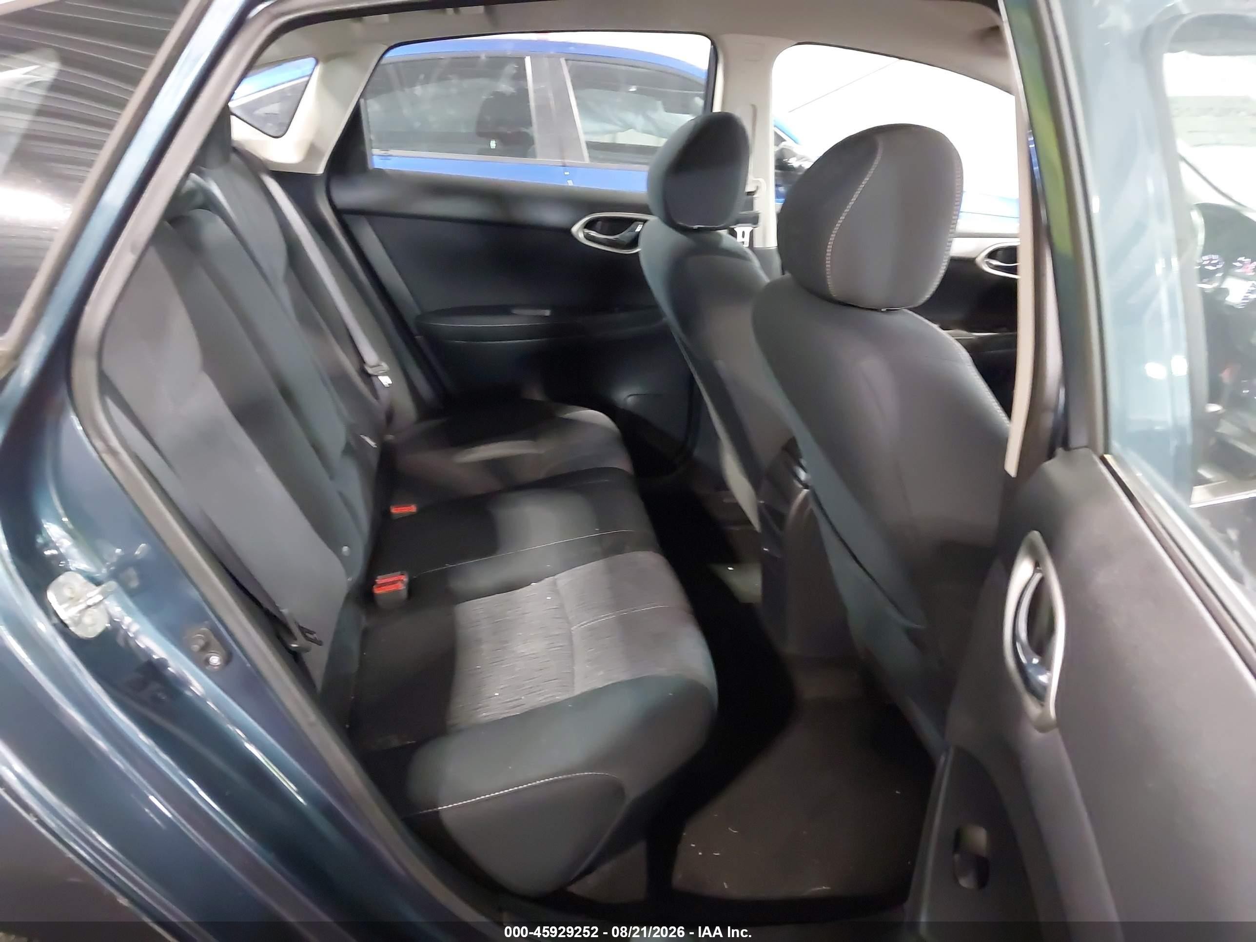 2014 Nissan Sentra Sv Blue vin: 3N1AB7AP6EY323231
