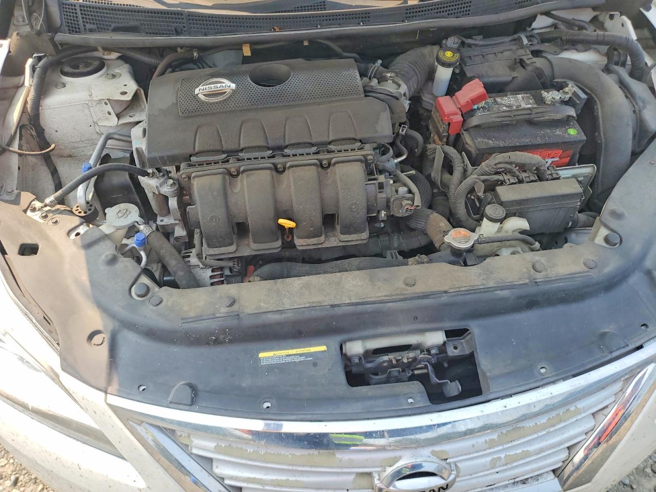 2014 Nissan Sentra Sv White vin: 3N1AB7AP6EY326937