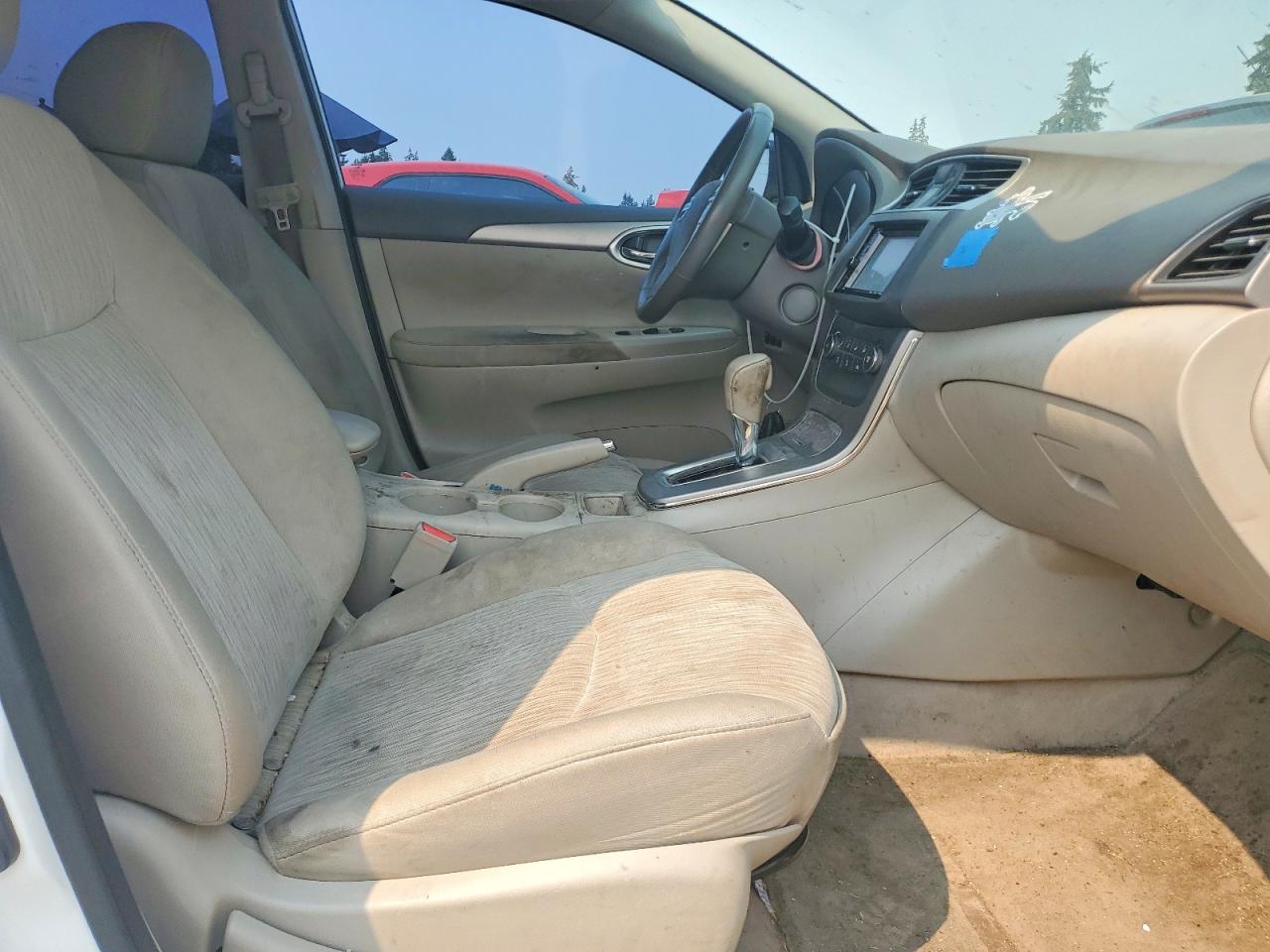 2014 Nissan Sentra Sv White vin: 3N1AB7AP6EY326937