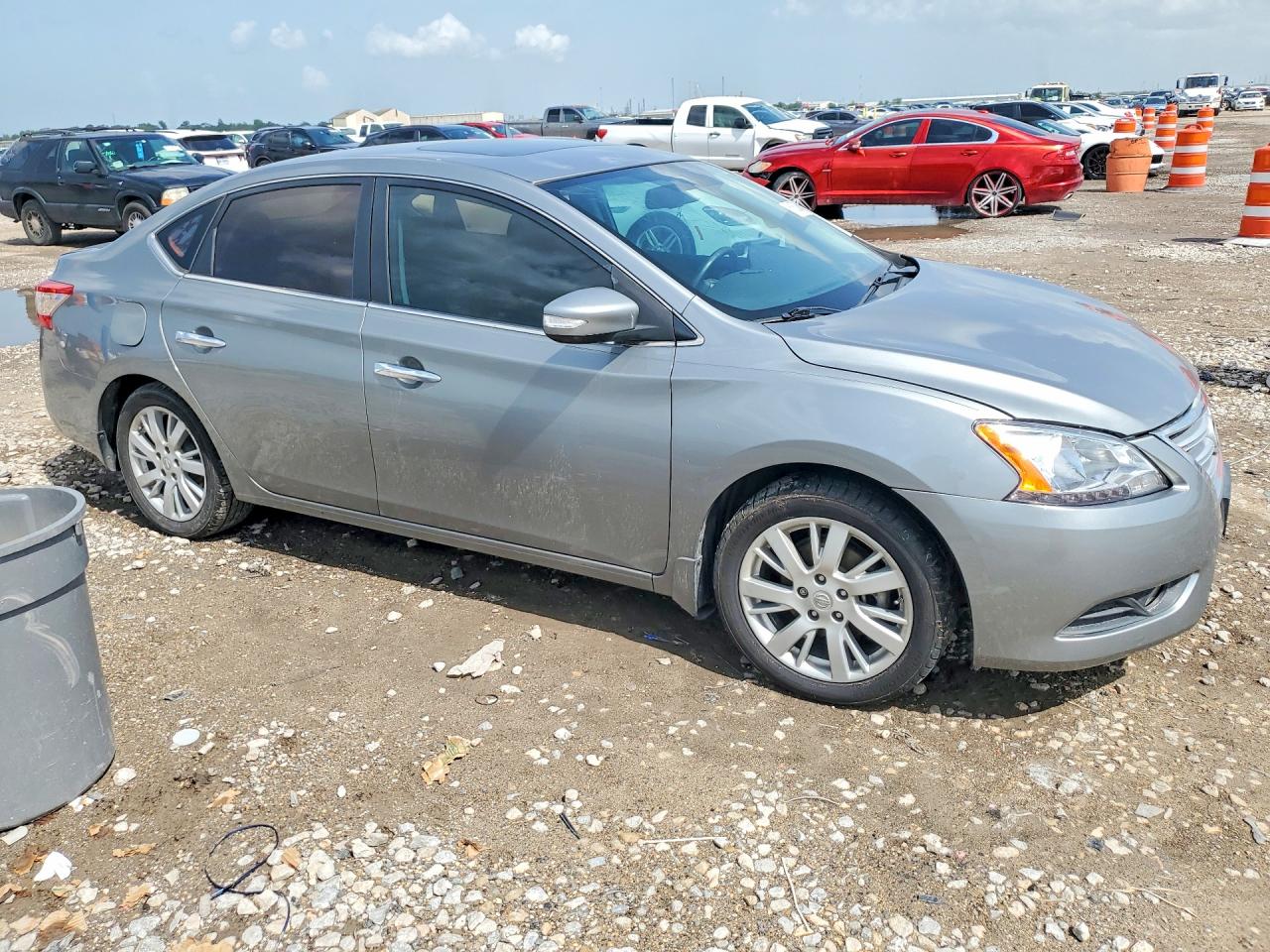 2014 Nissan Sentra Sl Gray vin: 3N1AB7AP6EY328140