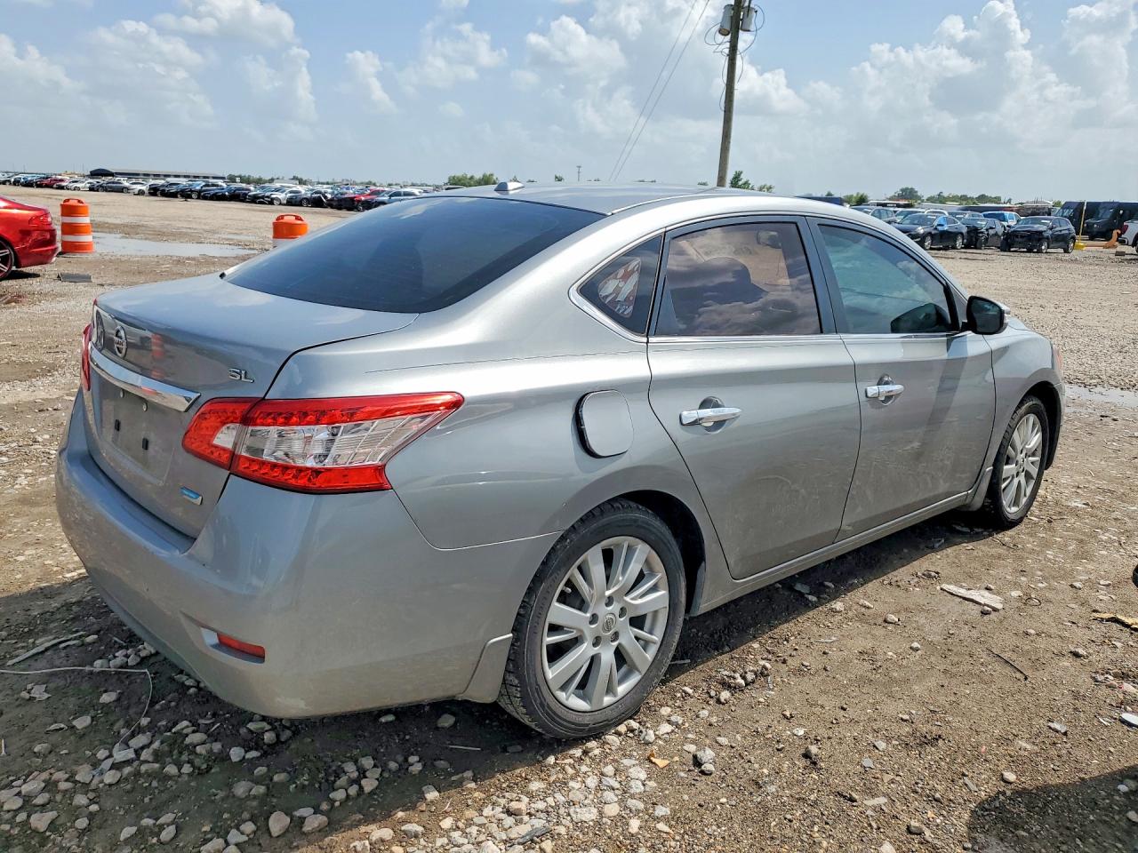 2014 Nissan Sentra Sl Gray vin: 3N1AB7AP6EY328140