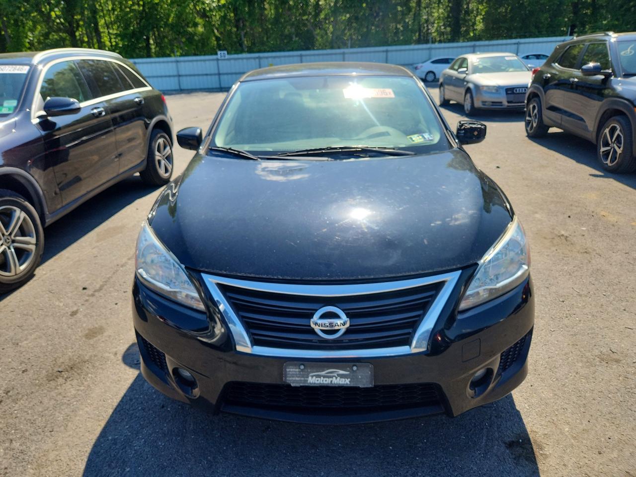 2014 Nissan Sentra Sr Black vin: 3N1AB7AP6EY330261
