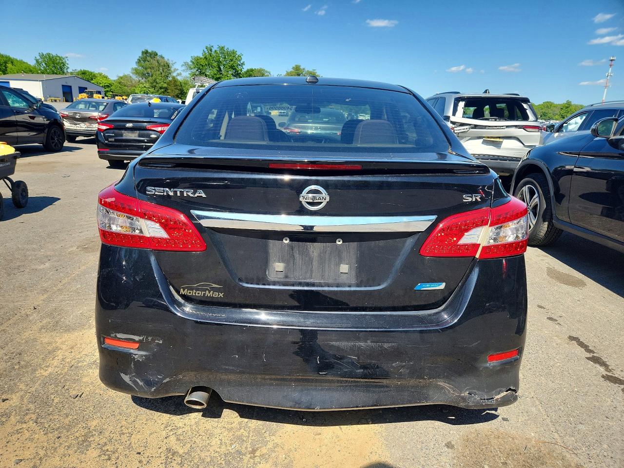 2014 Nissan Sentra Sr Black vin: 3N1AB7AP6EY330261