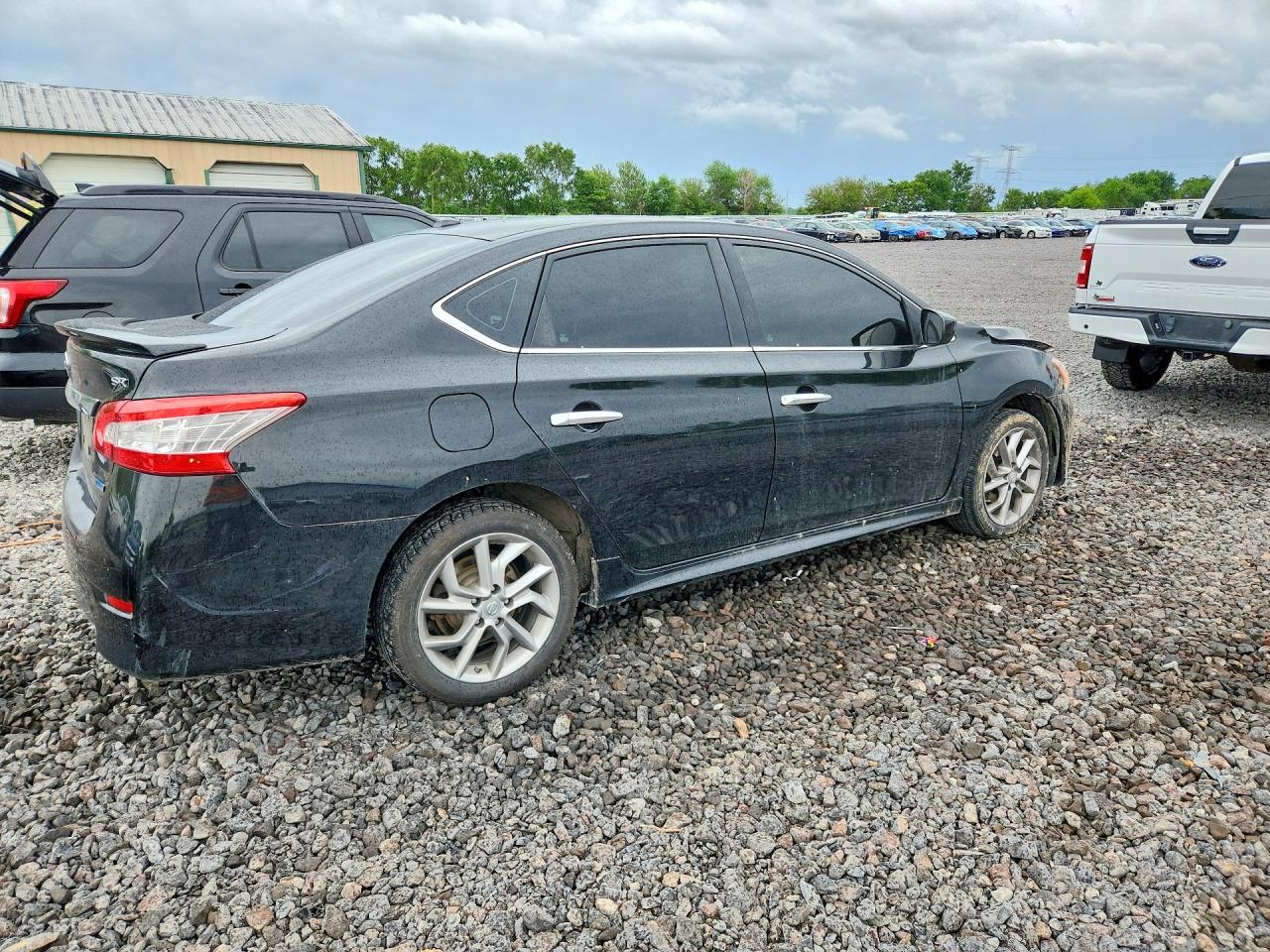 2014 Nissan Sentra Sr Черный vin: 3N1AB7AP6EY333676