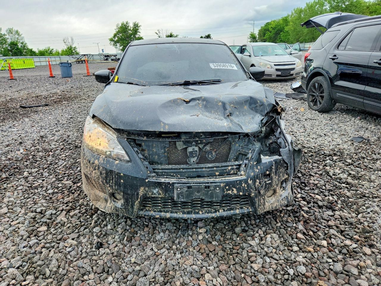 2014 Nissan Sentra Sr Черный vin: 3N1AB7AP6EY333676
